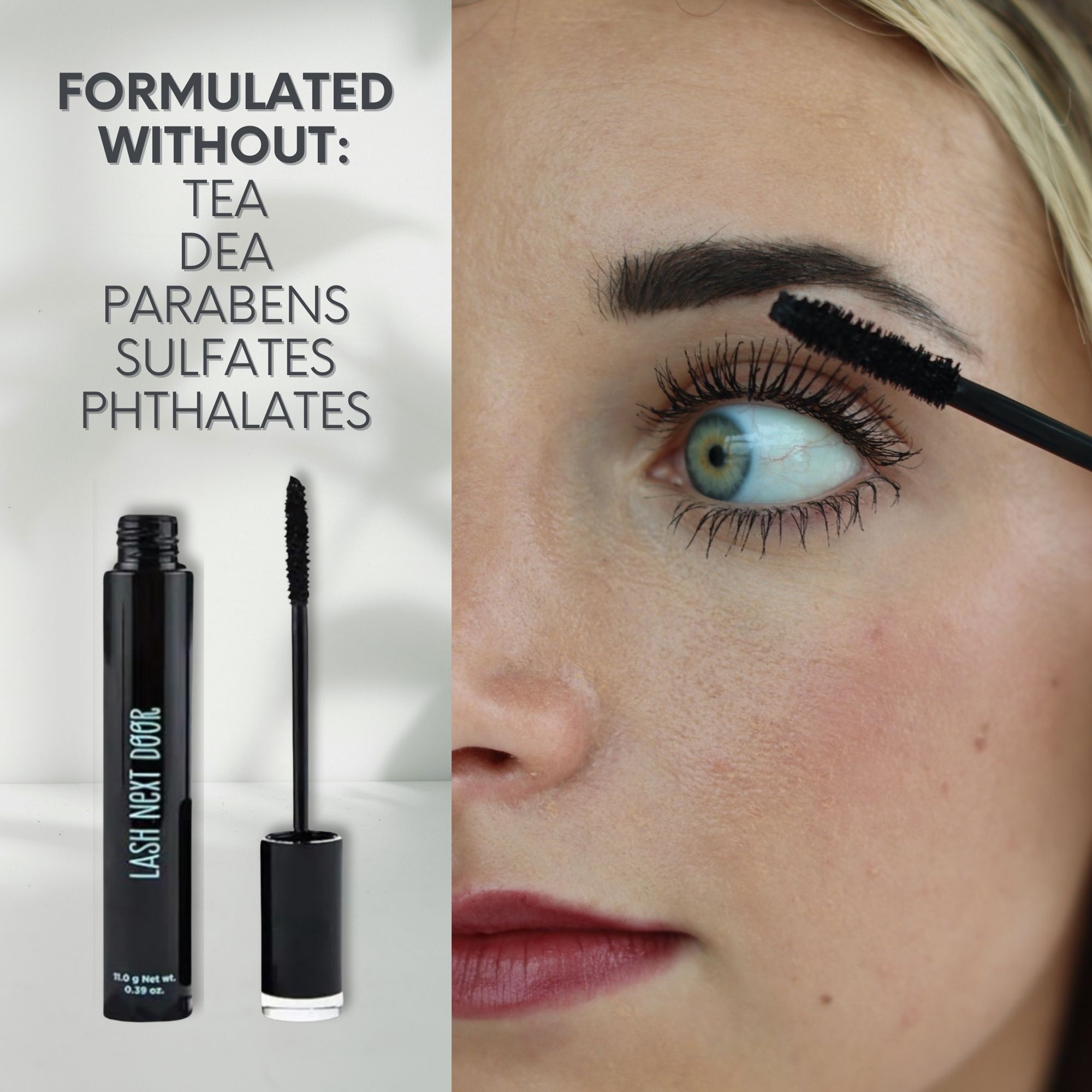 Lash Next Door Wimpernzange – Sanfte Lockenzange Mit Pad, Für Natürliche & Falsche Wimpern