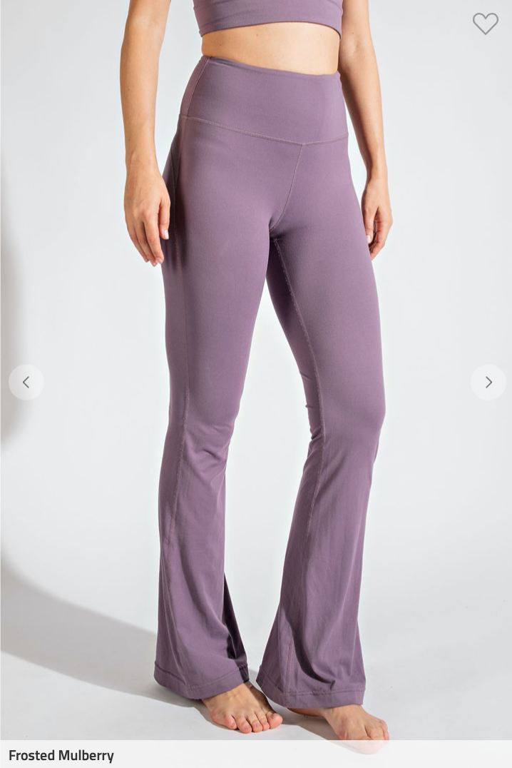 Purple Flare Yoga Pants
