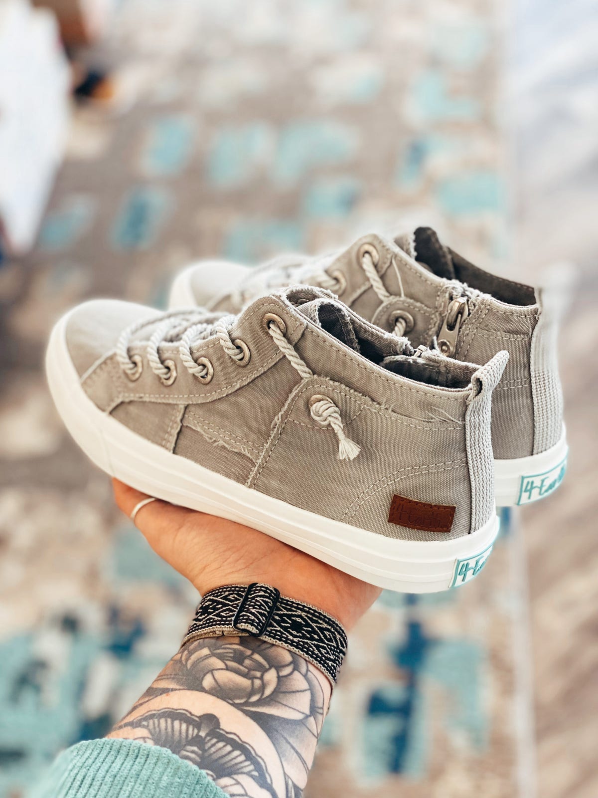 Buckle Blowfish Women's Mondo High Top Sneaker Blowfish Shoes