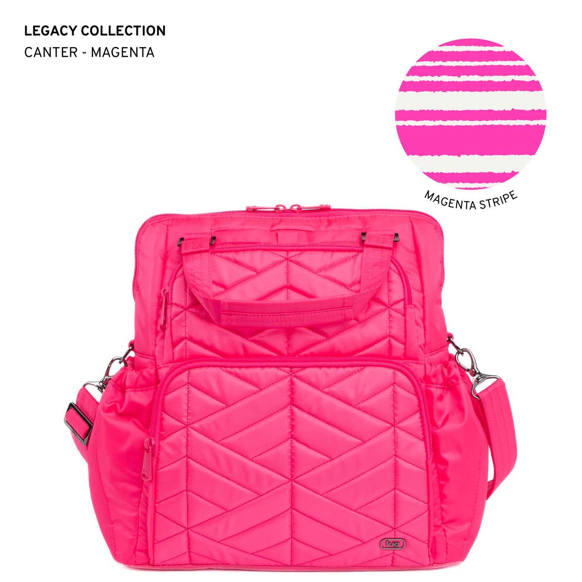 Lug Canter Mustard Quilted Backpack WG2204-9110 Wrangler Aztec Printed Callie Backpack - Mustard  main image 2