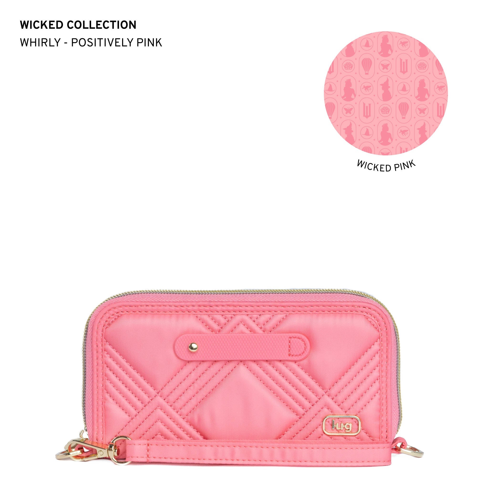 Wicked x Lug Whirly RFID Wristlet Wallet | Lug