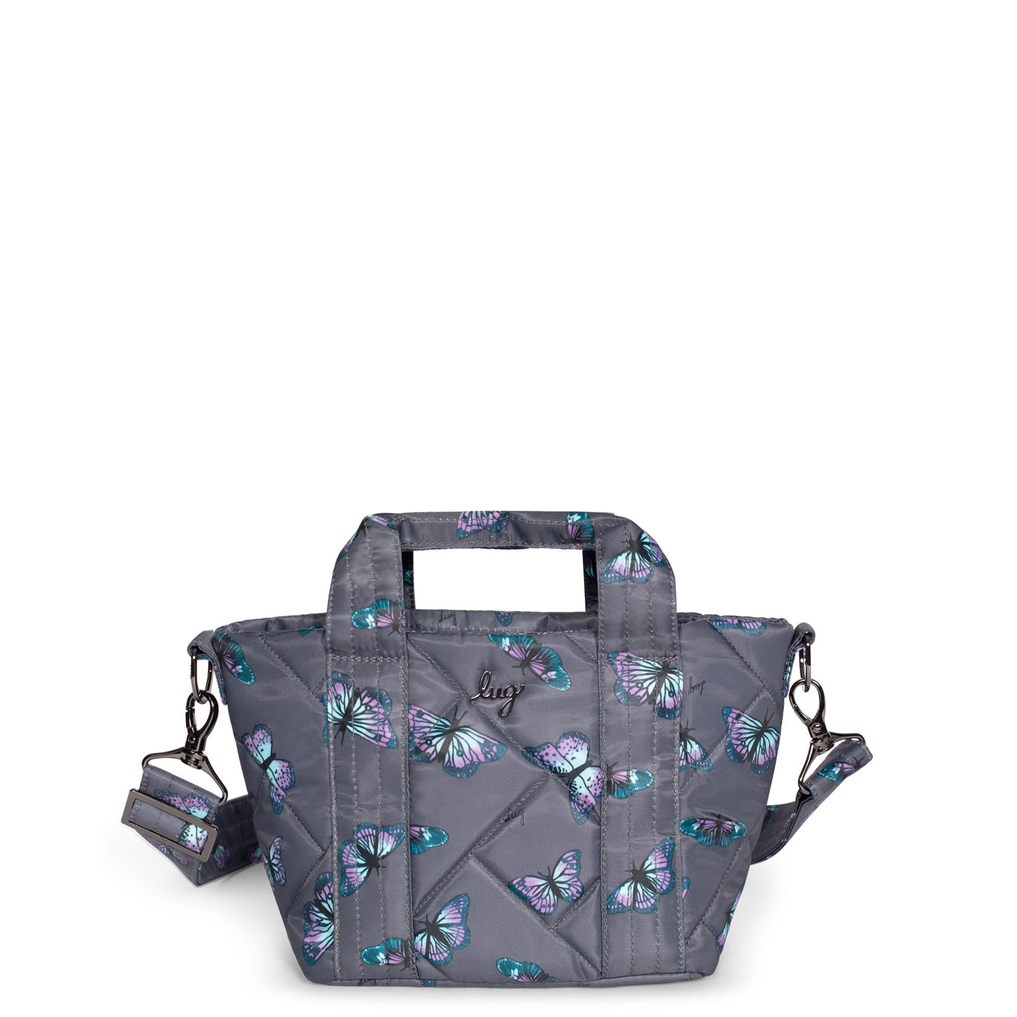 ★ Leey★ MINI CROSSBODY BAG WITH XRIVET NAVY P0000EFC Stretch LE Crossbody Bag *Final Sale* | Lug