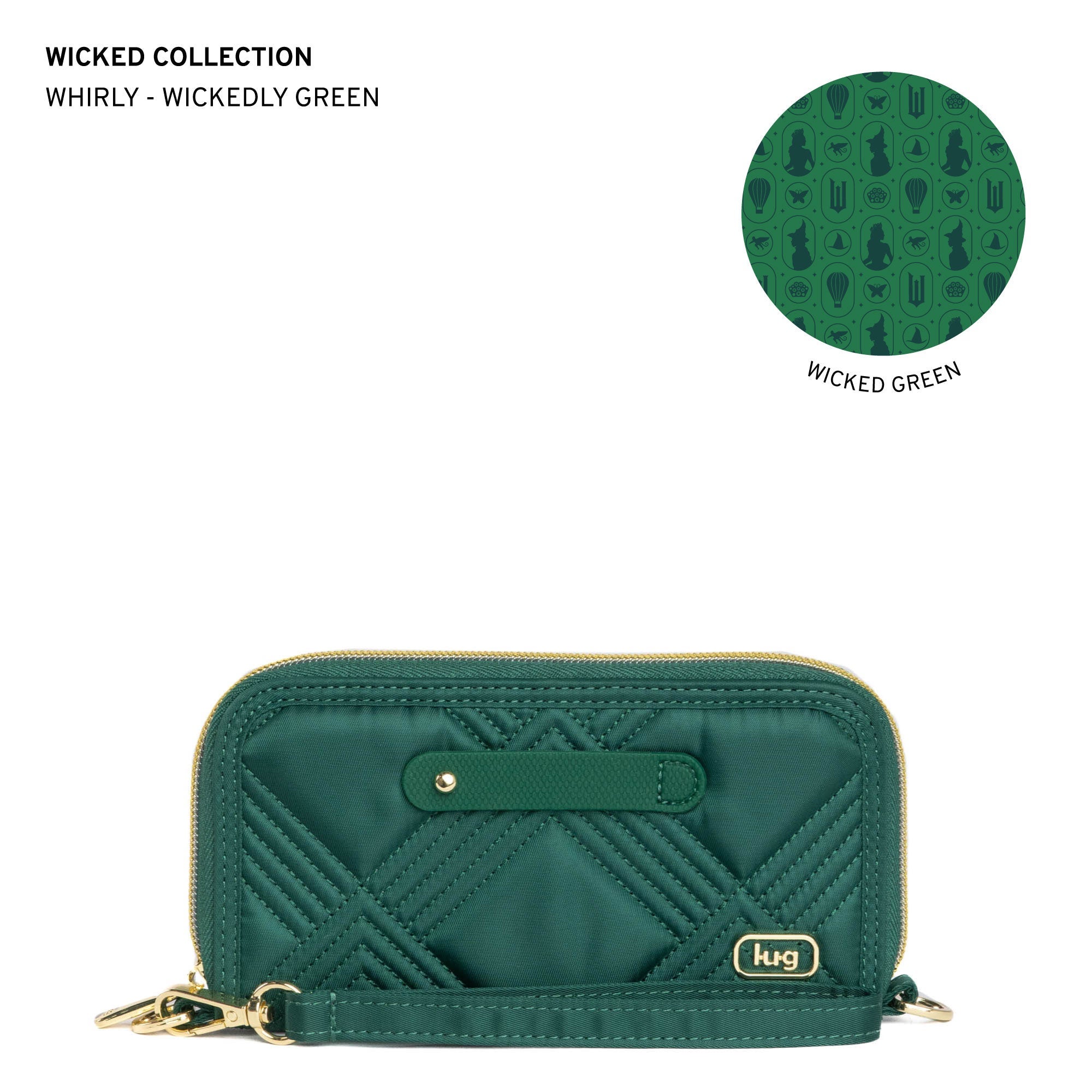 Wicked x Lug Whirly RFID Wristlet Wallet | Lug