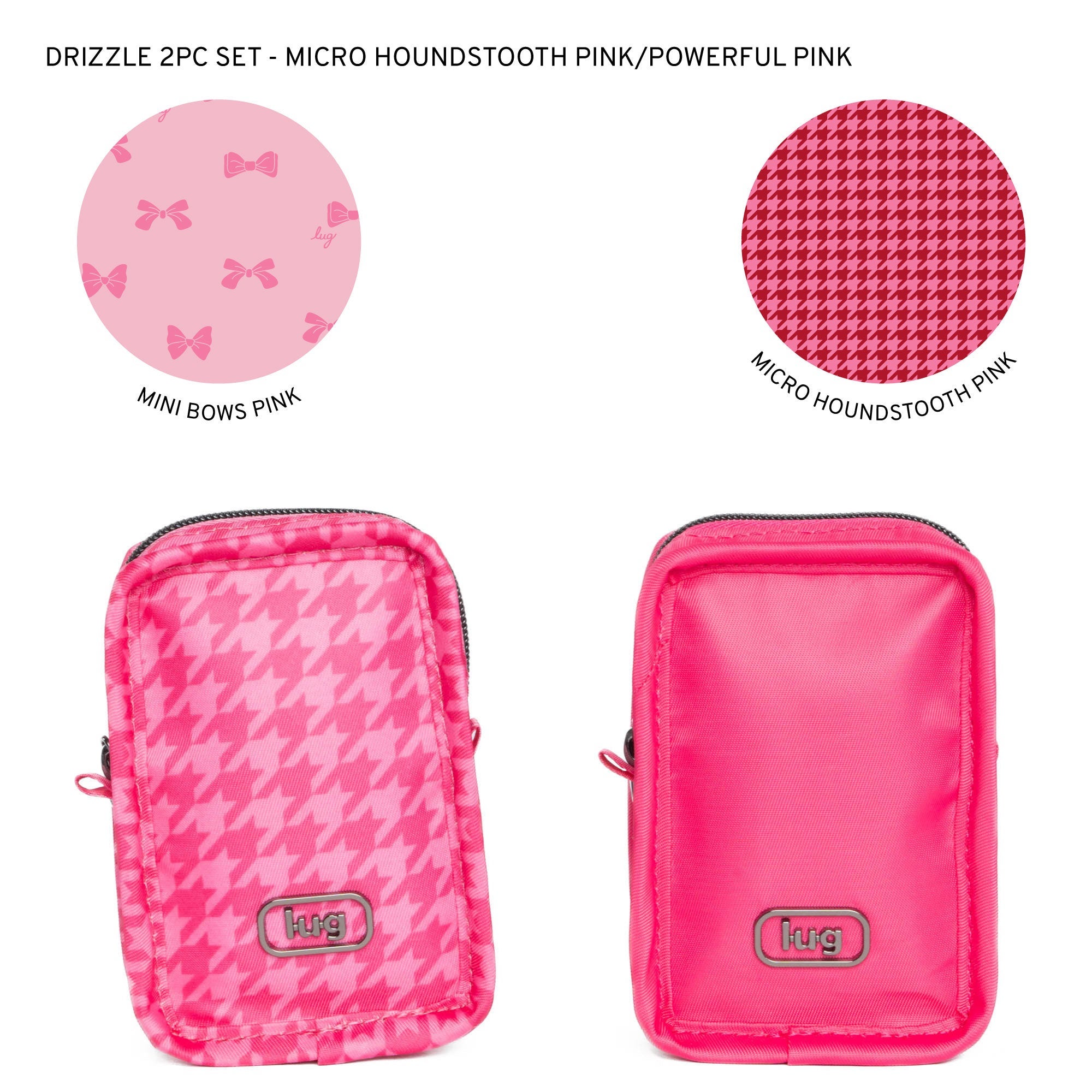 Drizzle Mini Zip Storage Pouch - 2pc Set | Lug
