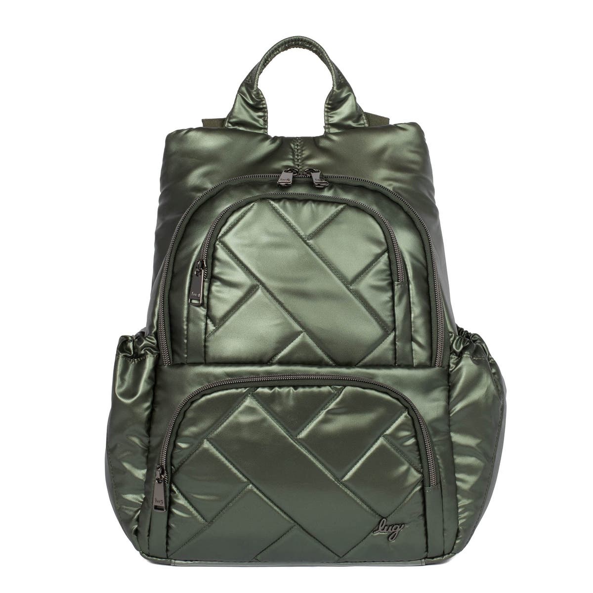 high rise grey north face backpack THE Women's Pivoter Everyday Laptop Backpack, TNF White Metallic Mélange/Mid Grey, One Size : Electronics NF0A4QYZ537 Color:Suede Mens Backpack Waxed Canvas up design for easy