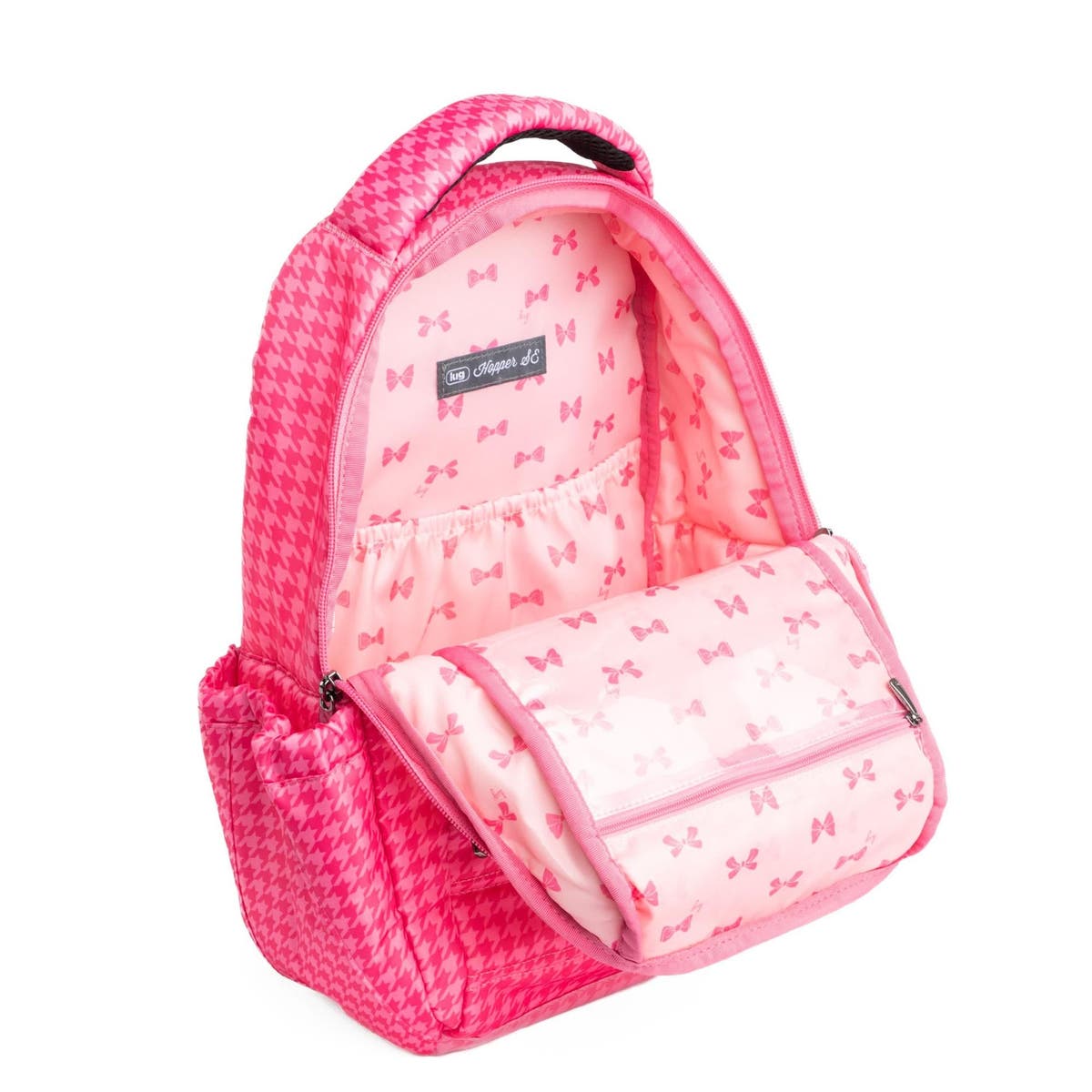 Lug Hopper SE Backpack Red/Pink Houndstooth Hopper SE Backpack | Lug main image 2