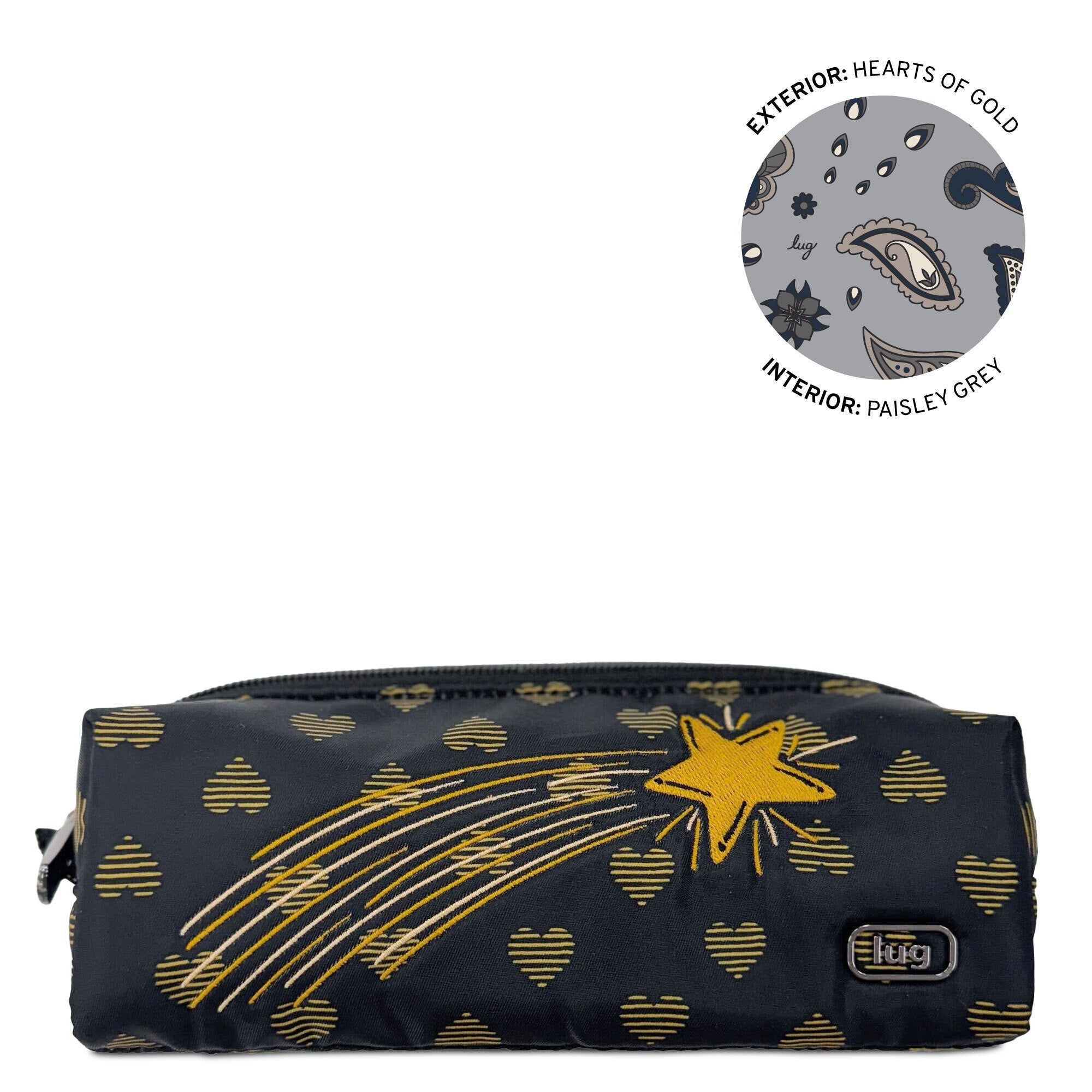 Embroidered Jib Zip Pouch | Lug