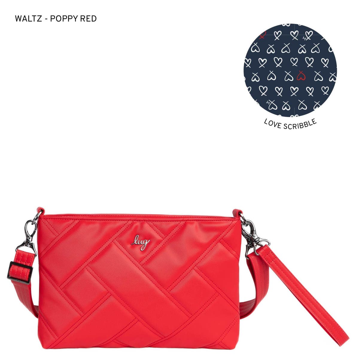 Waltz Satin Luxe VL Crossbody Bag | Lug
