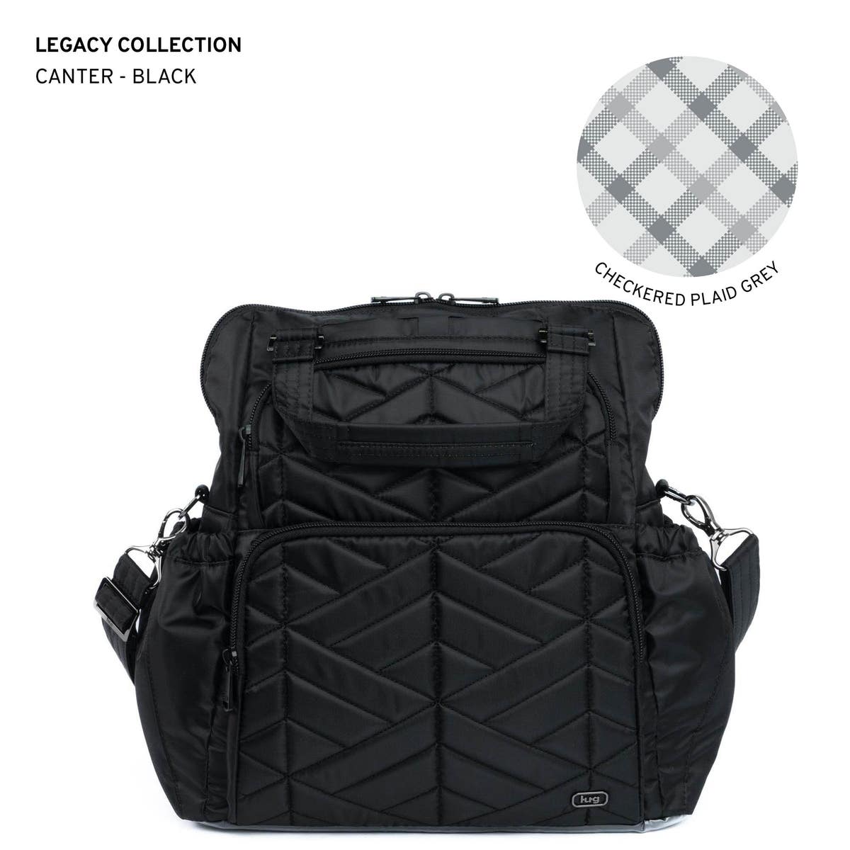 EUC Lug Black Canter Backpack Ecogear Katmandu Travel Laptop Backpack | Big 5 Sporting Goods main image 2