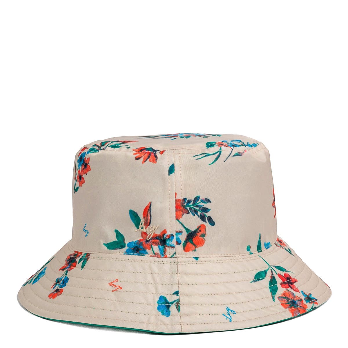 NWT Lug Reverse Red Polka Dot & Black Beach Canopy Casual  Bucket Hat Cap Holiday-Bucket-Red-Polka-Dot-  main image 2