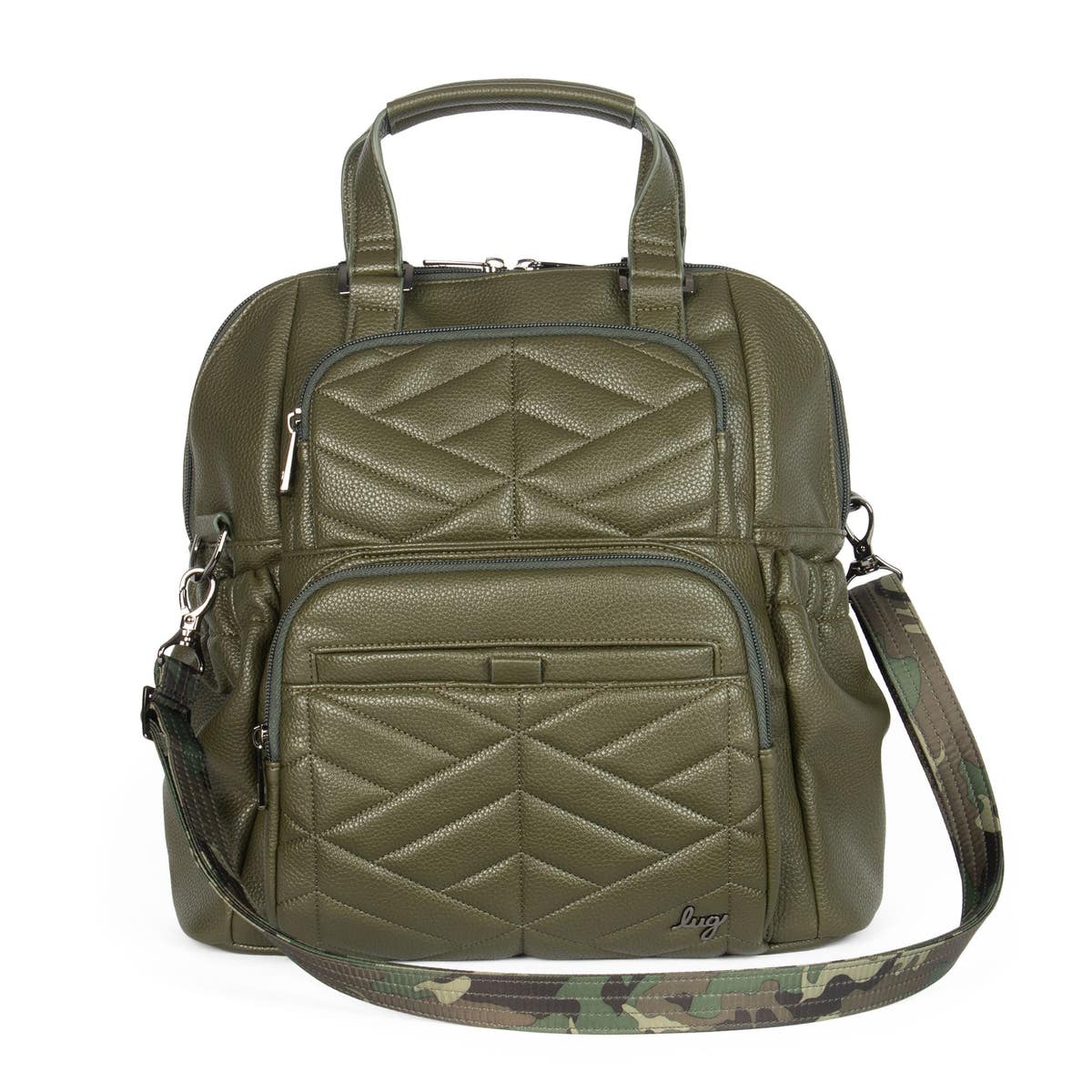 NWT Lug Canter VL Backpack, Crossbody, Tote, in Slate Blue Legacy Collection Canter Convertible Tote Bag | Lug main image 3
