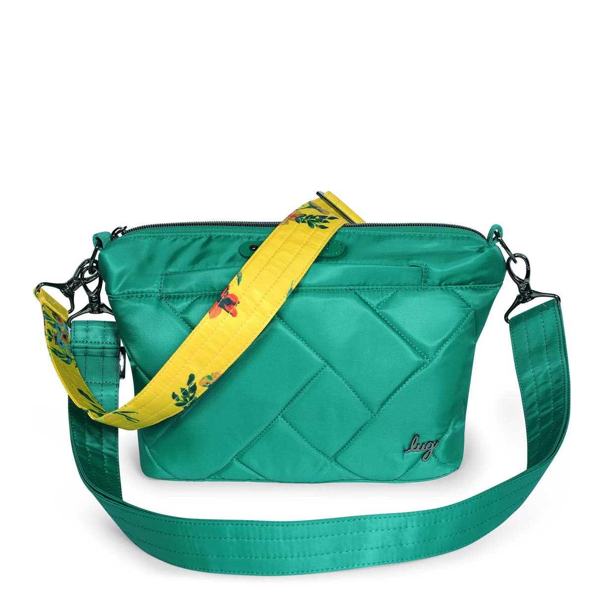 Set Of 2 Quilted Crossbody Sling Bags - Green and Blue Duo Quilted Crossbody Bag - Mint Green - CHARLES & KEITH US main image 2