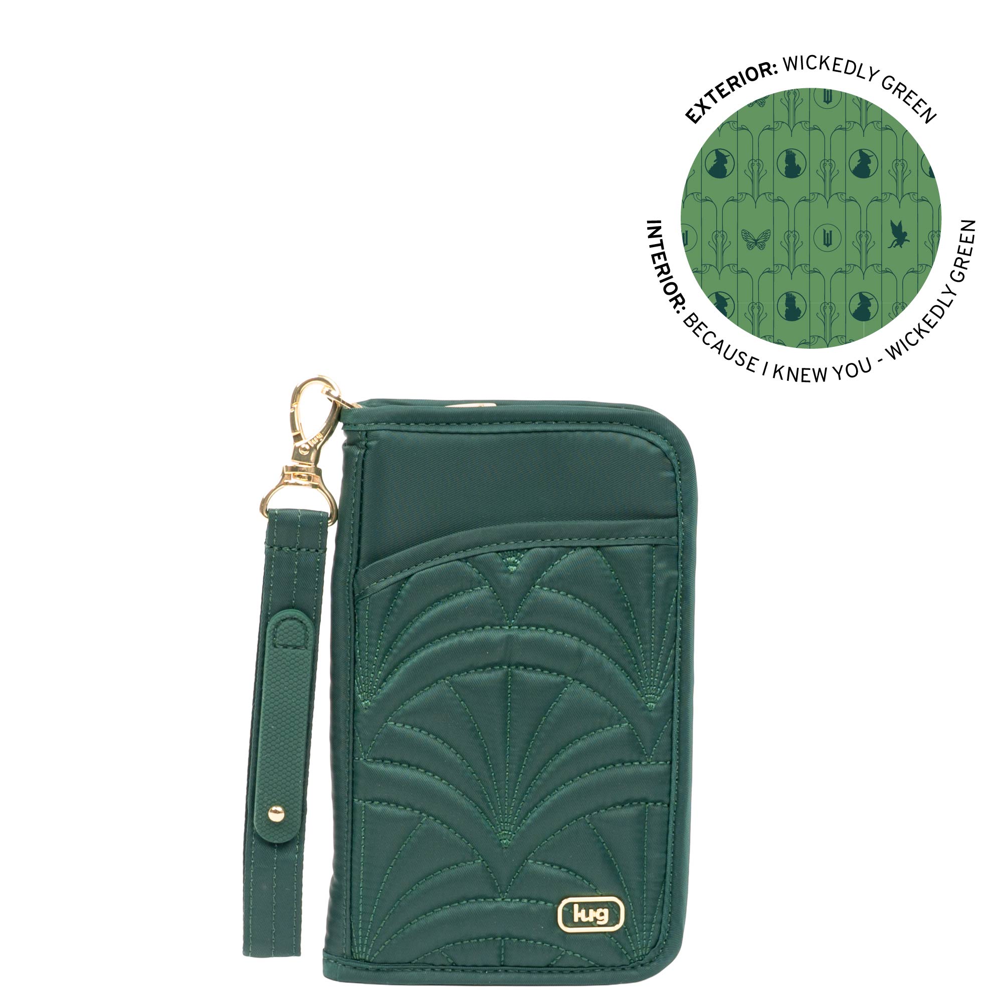 ダーク・アンド・ウィケッド('20米)〈2枚組〉 Wicked x Lug Tandem Zip RFID Wallet | Lug