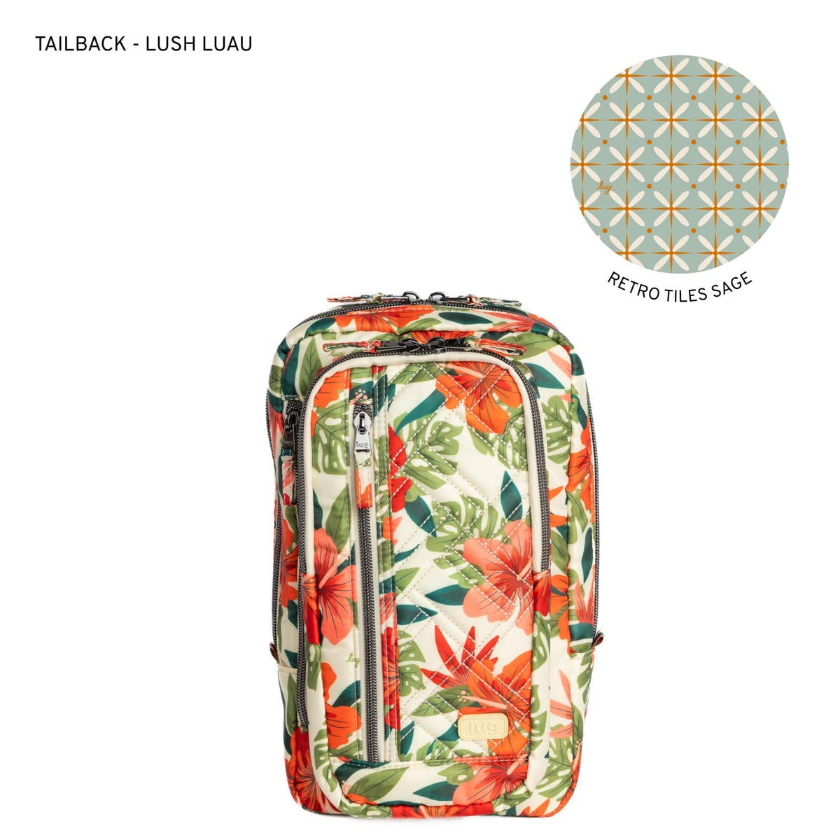 New (without tags) Lug Unisex Tailback Sling Bag in Lush Luau Tailback Sling Bag | Lug main image 3