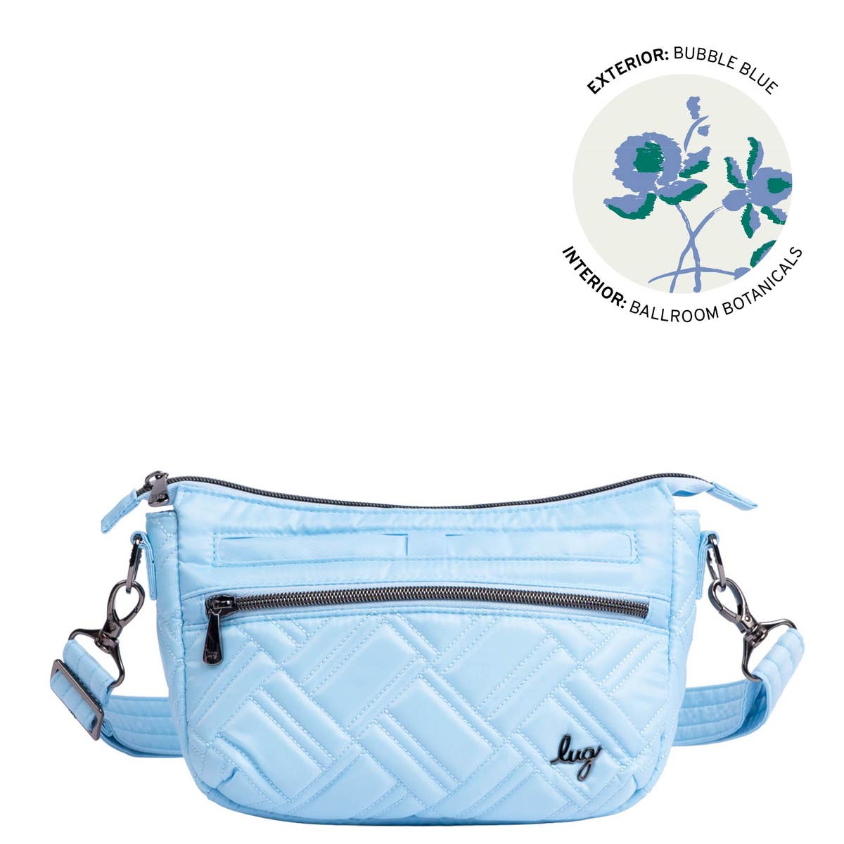 Dash Classic Crossbody Bag - Multi-Compartment Purse With Adjustable Strap & RFID Protection