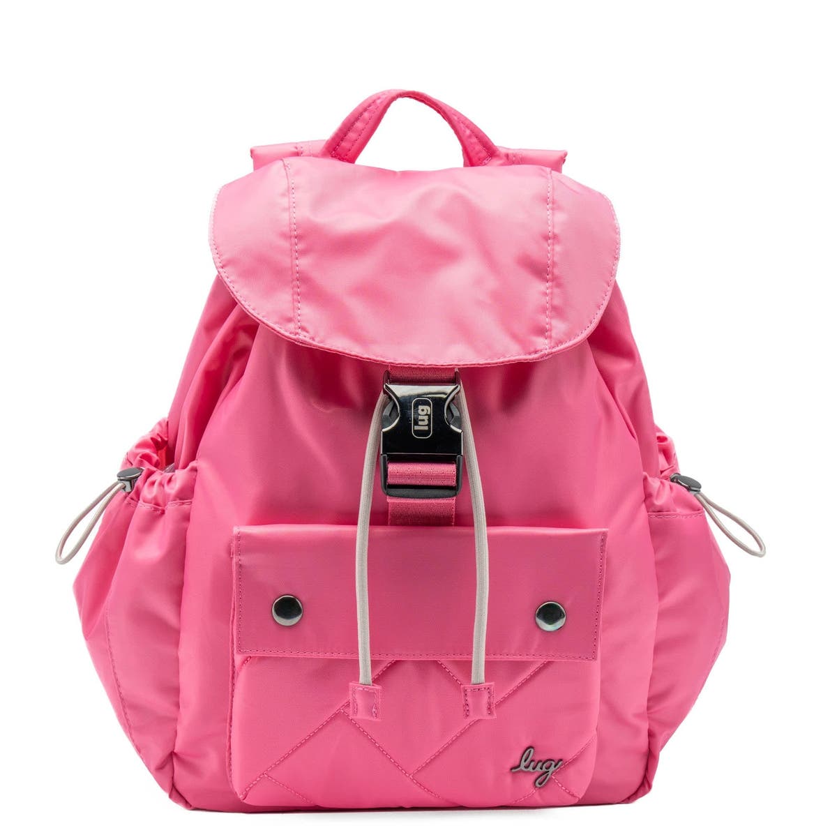 New with tags! Lug satin luxe backpack bag in pearl the wiffle bag beautiful! Lug Classic Medium Backpack - Wiffle on QVC - YouTube main image 4