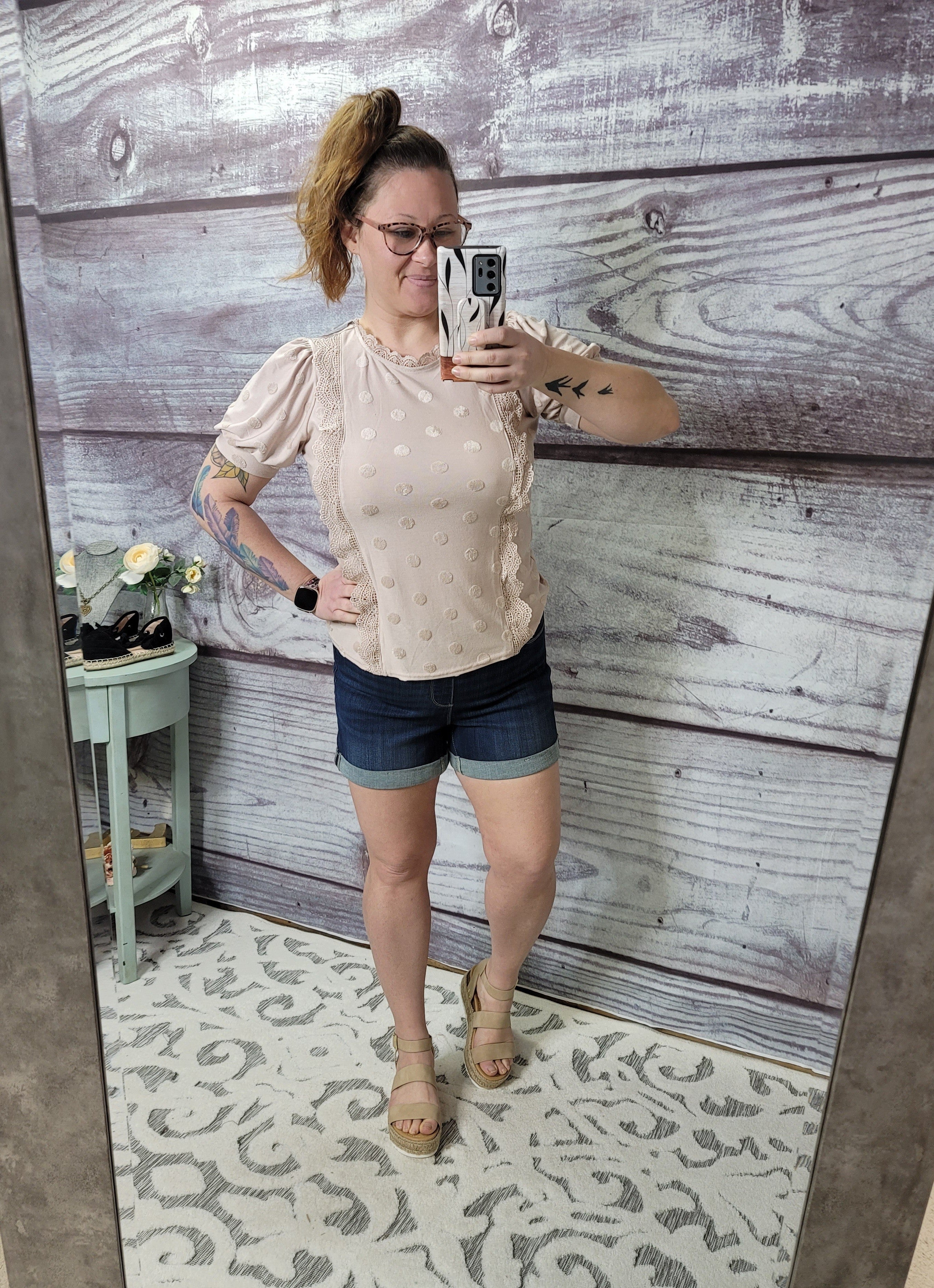 Judy Blue High Rise Jegging Shorts 