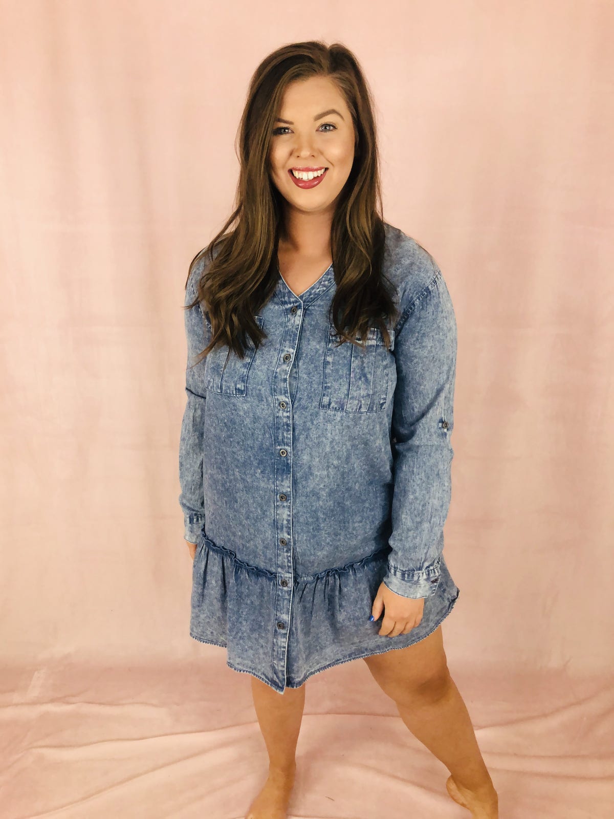 Choosing Denim Dress *Final Sale* M-Bellish Boutique Monroe