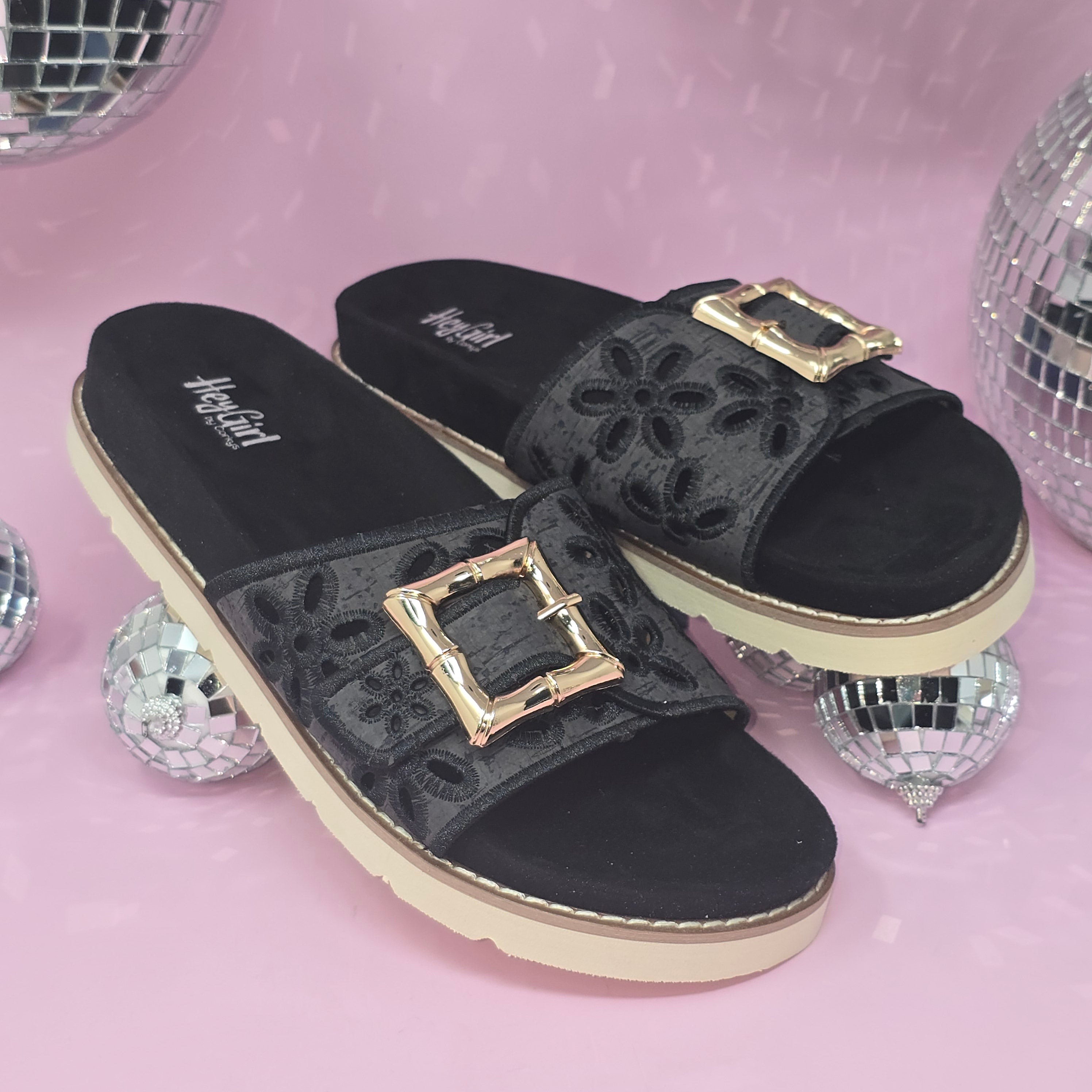 Corkys Slid In My DM Black Sandals Mindy's Boutique Join Our