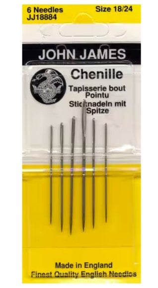 NEEDLES×JOURNALSTANDARD John James Chenille Needles Assorted Sizes 18/24 6ct | Shop