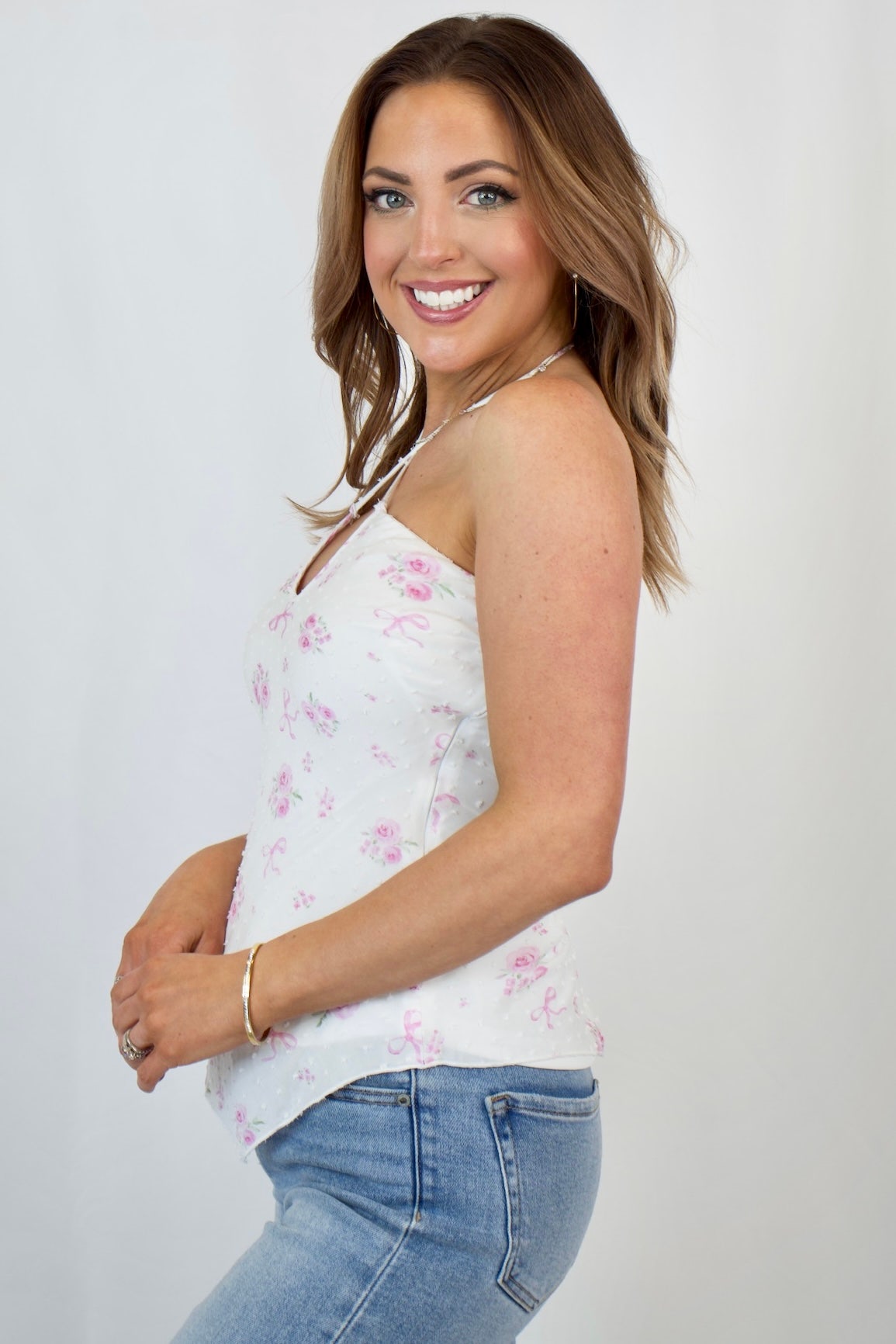 Emma Ribbon Floral Tube Top | Much Ado Boutique | Women's Clothing