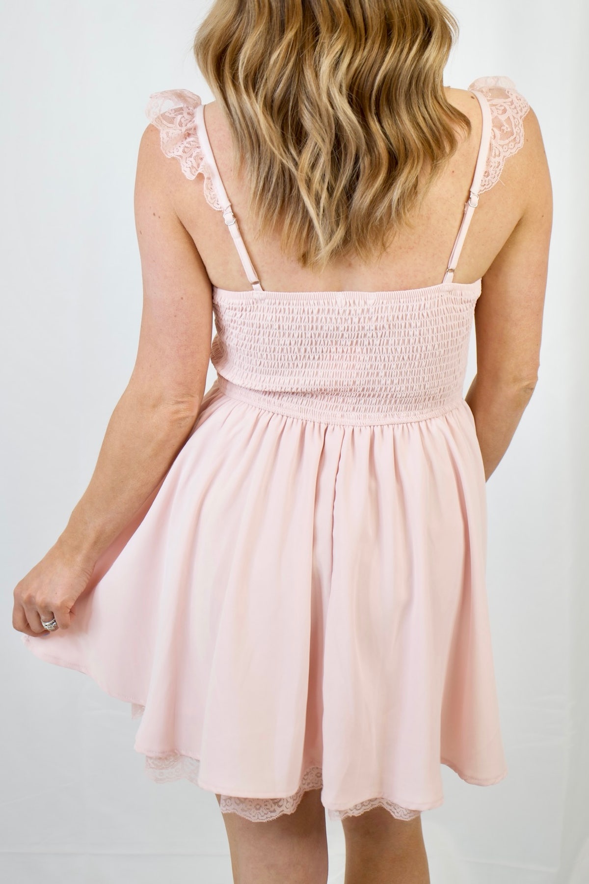 Lillian Flutter Lace Fit & Flare Dress | Much Ado Boutique | Women's  Clothing Boutique in Colorado