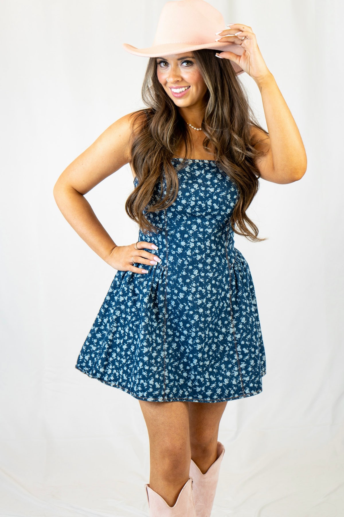 drop waist jean dress Denim Drop Waist Mini L