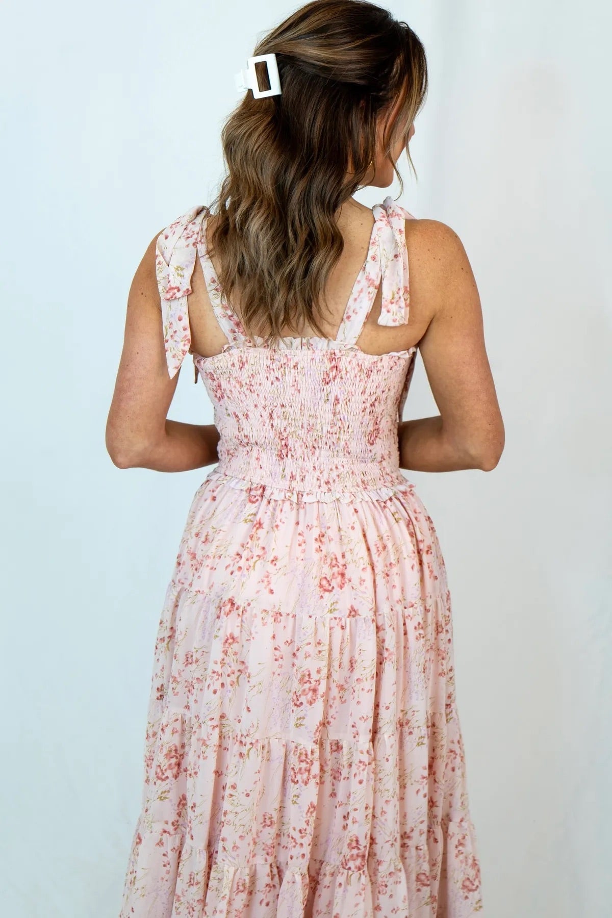 francescas pink floral dress Elise Strapless Floral Mini Dress