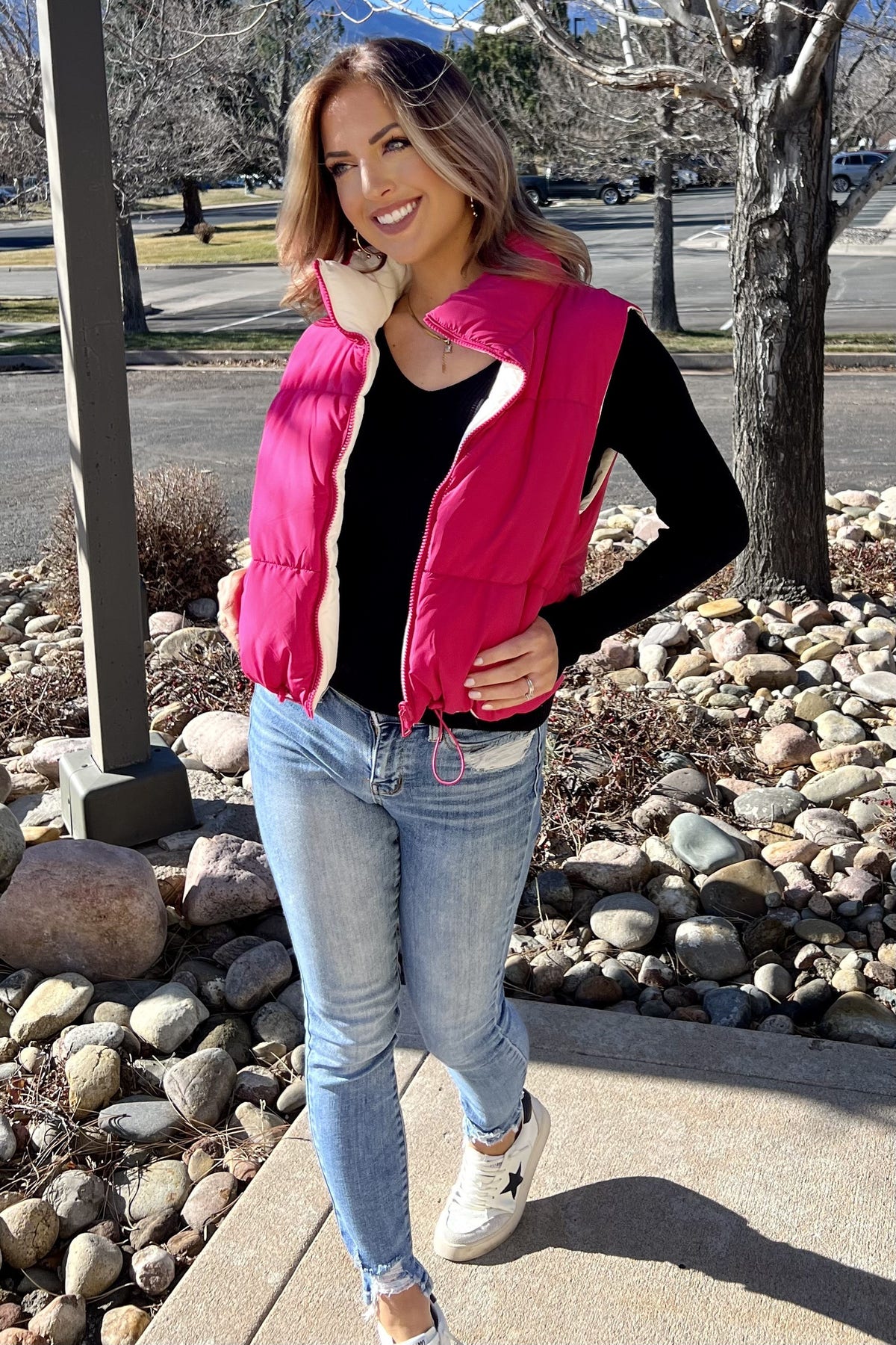 Alicia Zip Up Puffer Vest *Final Sale* Much Ado Boutique