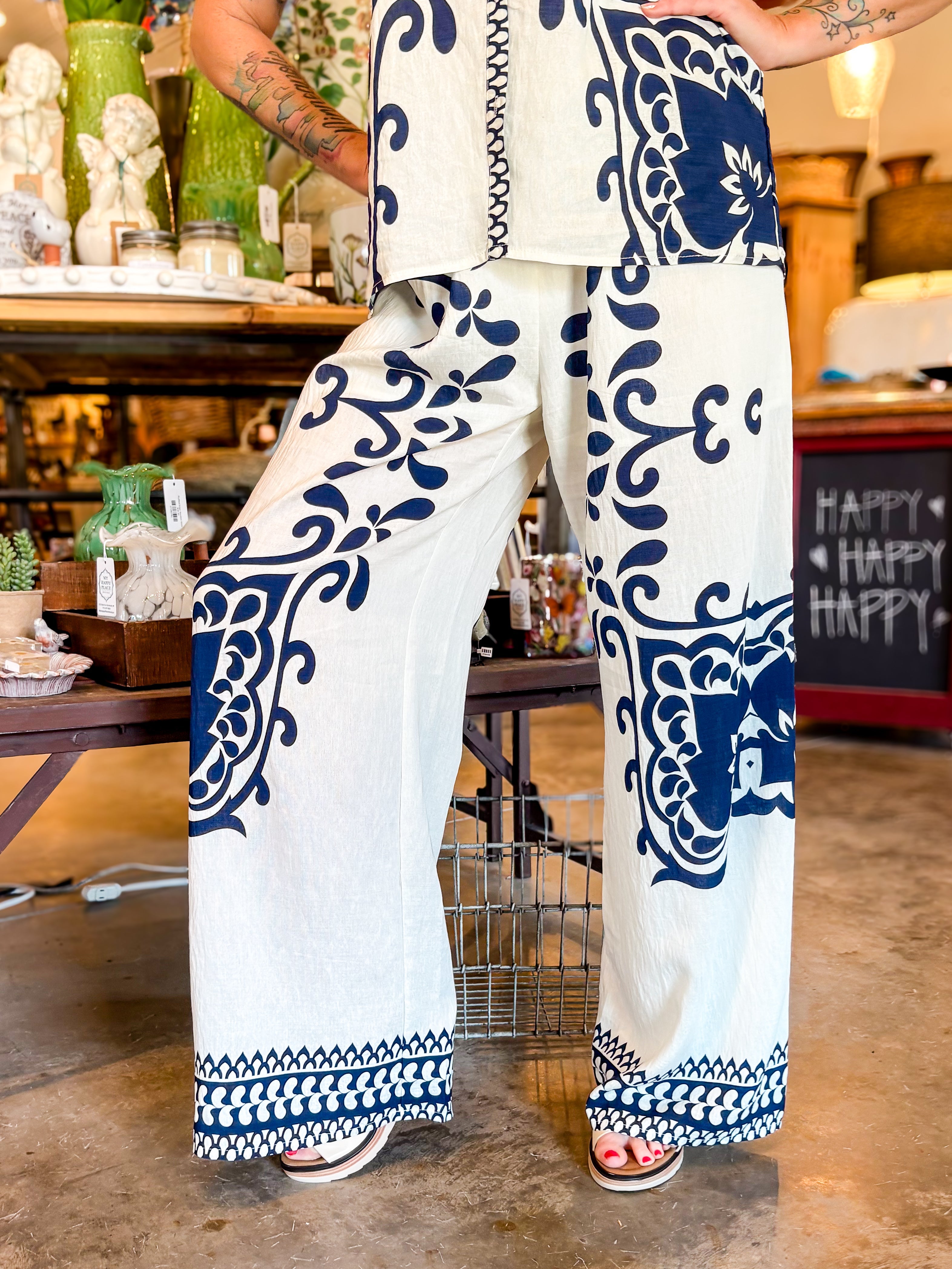 ЕАPНІ linen like fringe pants リネンフリンジパンツ ЕАPНІ linen like fringe pants リネンフリンジパンツ