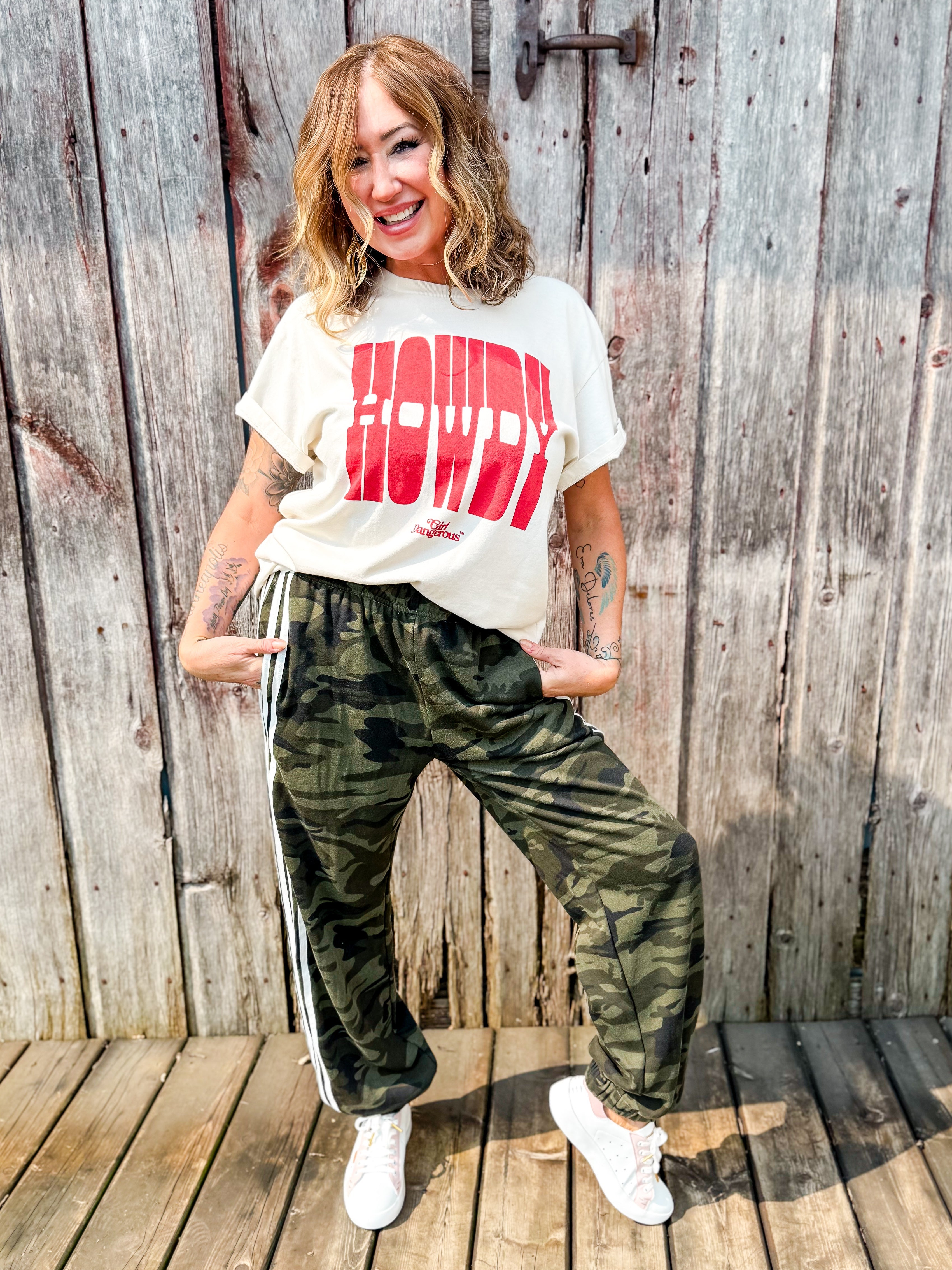 Side Line Camo Track Pants | My Happy Place