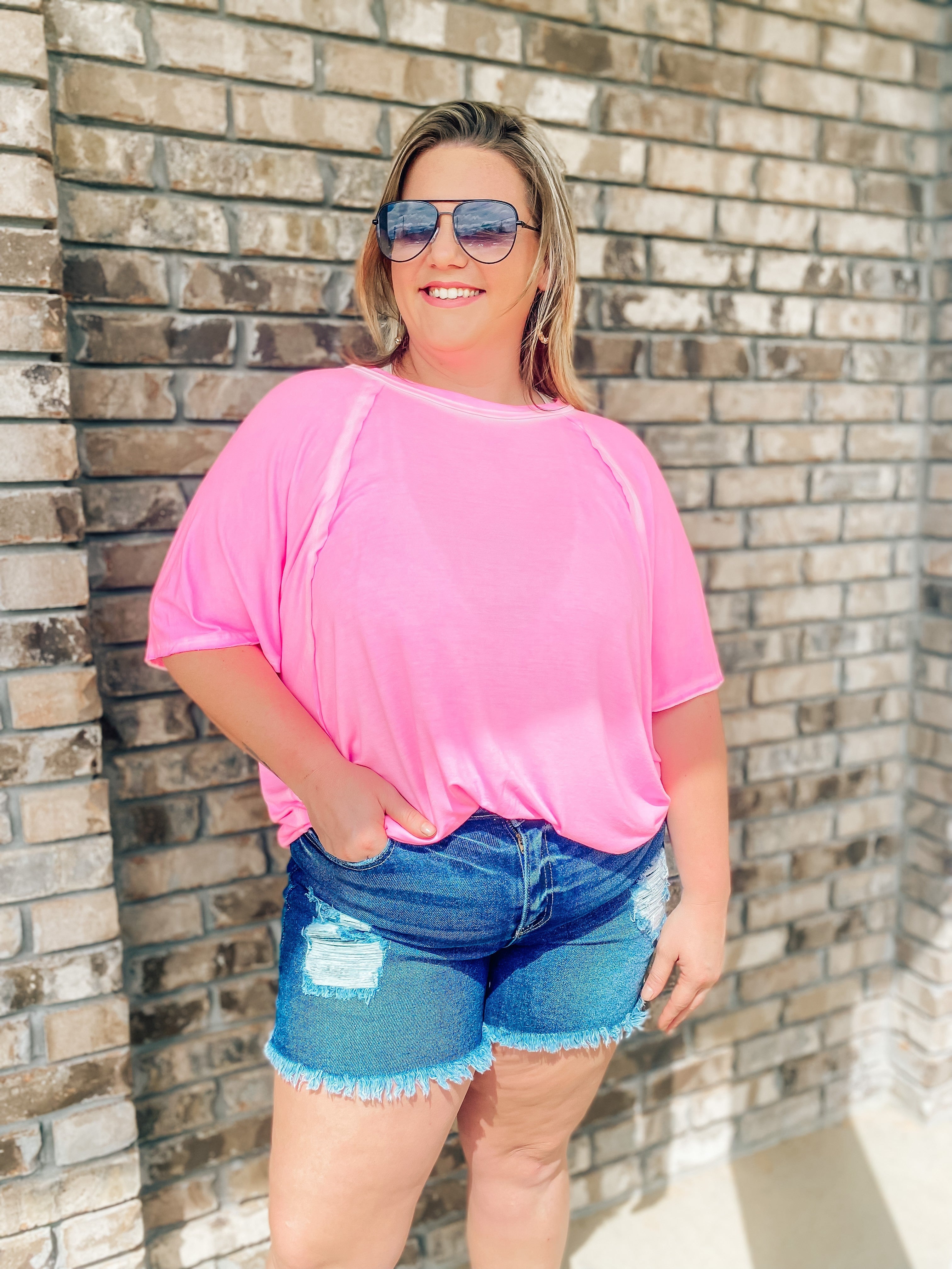 The Chloe Denim Shorts - Dark Wash *Final Sale* | My Lucky