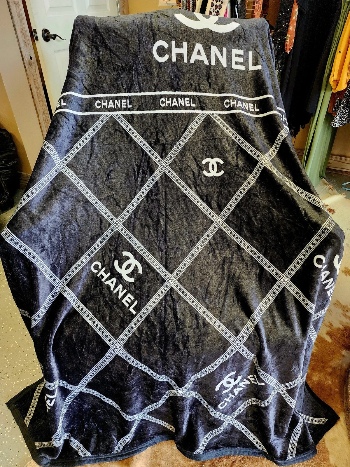 Chanel Fleece Throw Blanket | Home