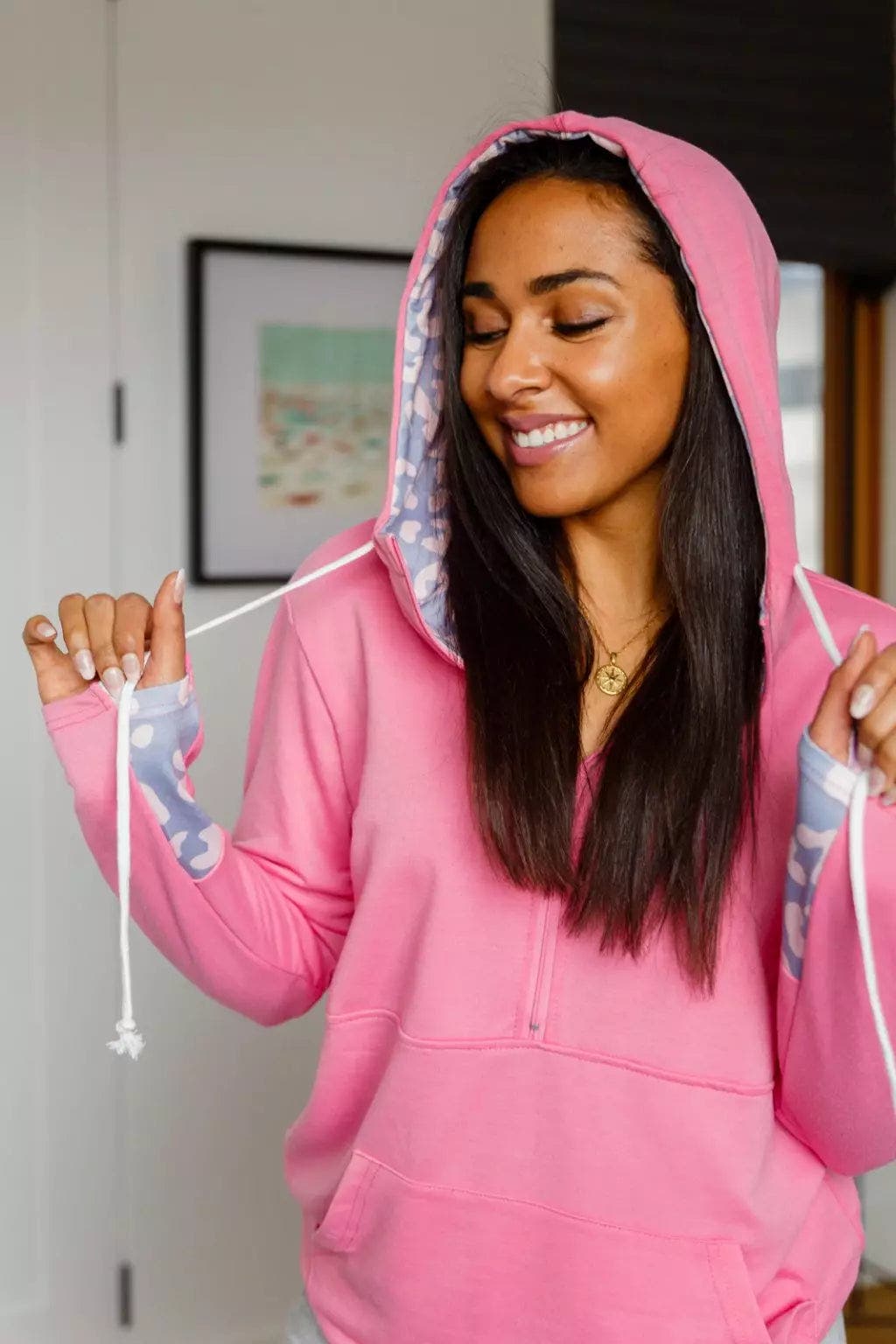 PREORDER: Audre Half Zip Hoodie in Three Colors | Nikkilynn Boutique
