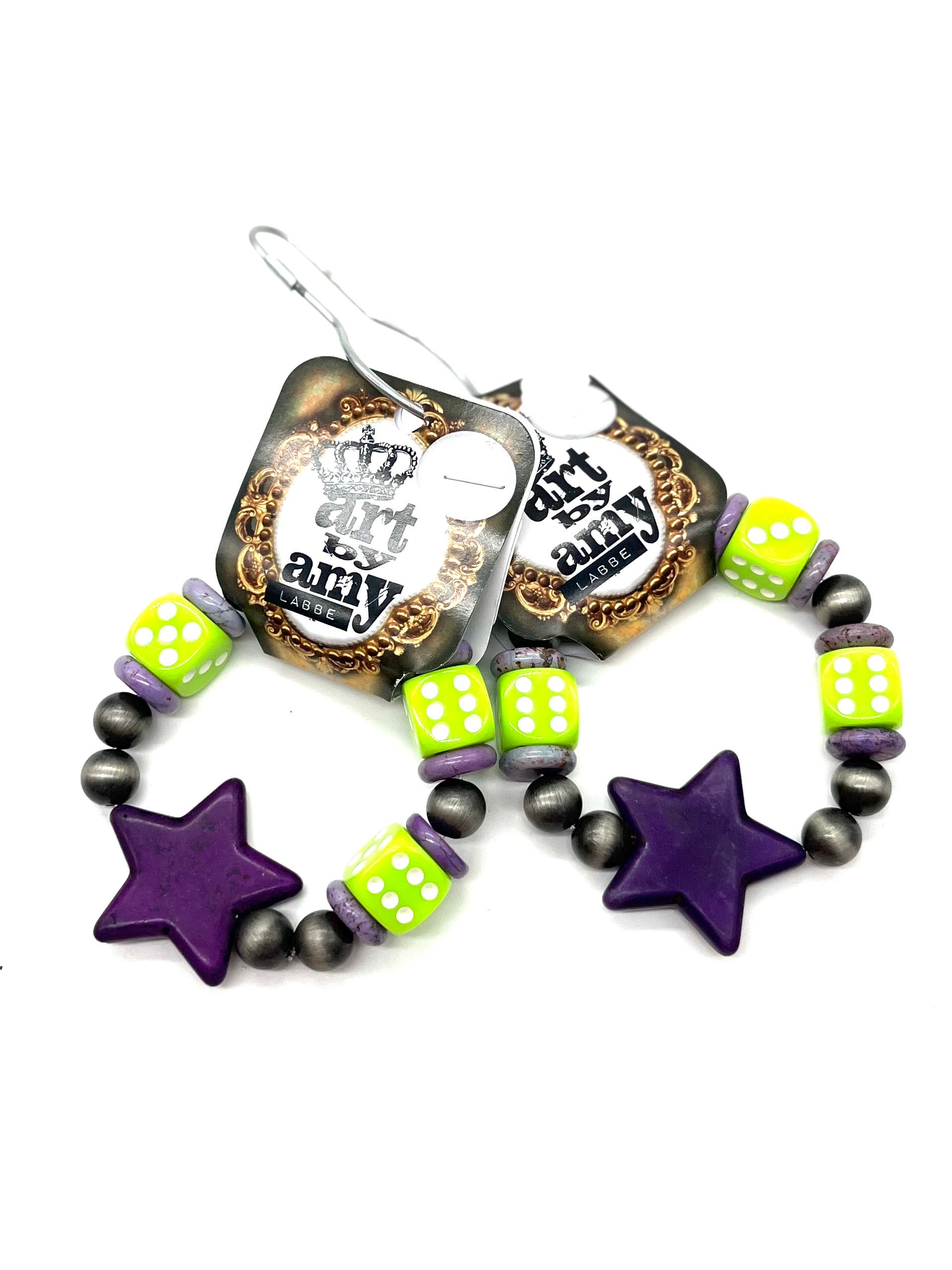 Wish For Luck Bracelet-Green/Purple | Homepage title