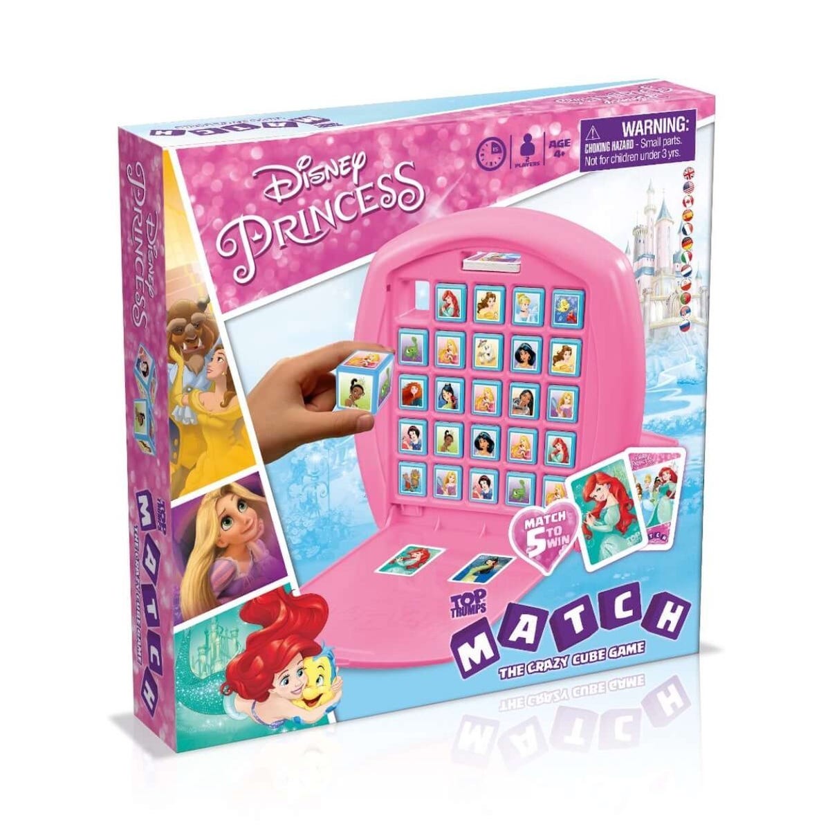 Disney Princess Top Trumps Match - The Crazy Cube Game