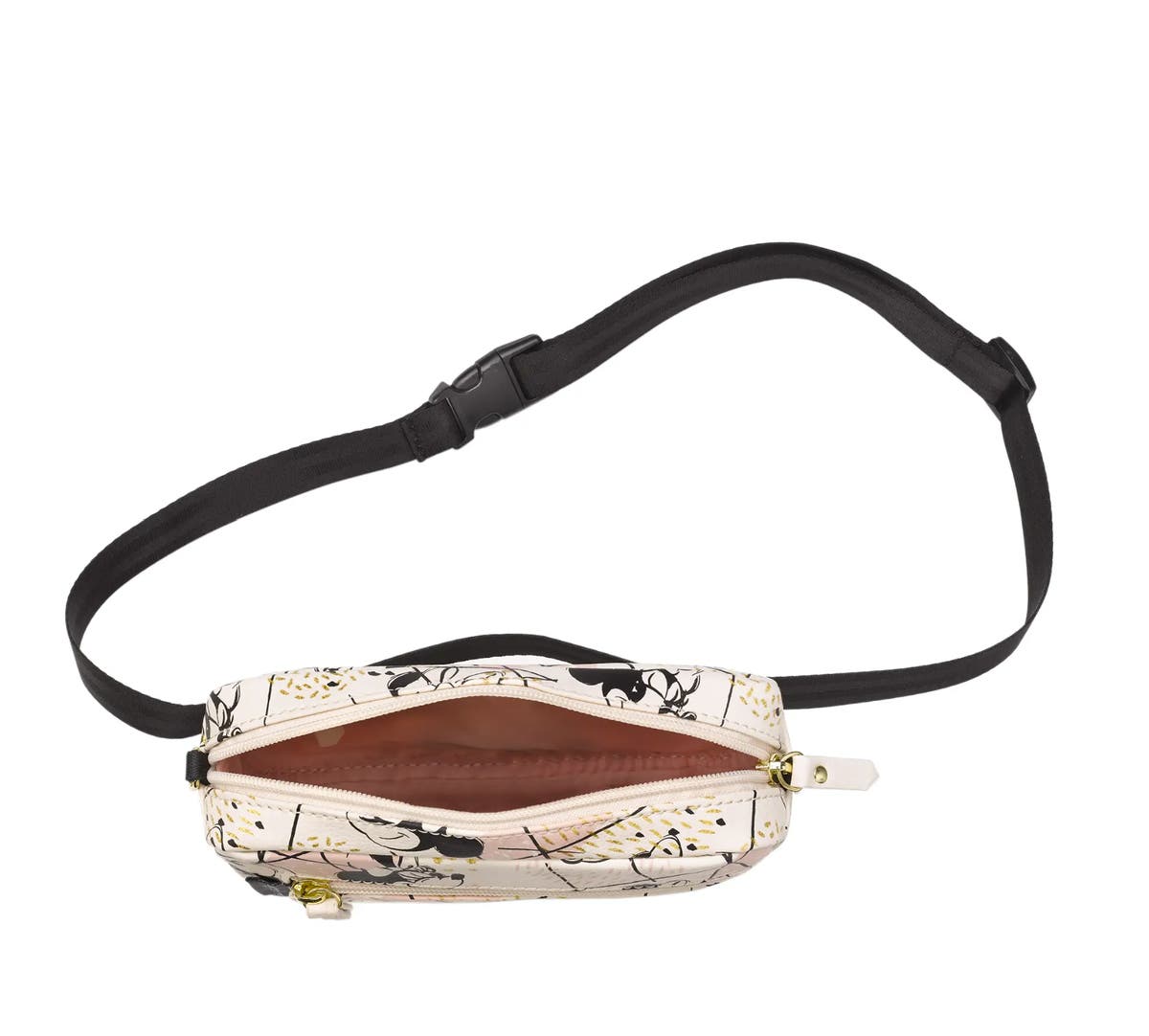 Shimmery Minnie Mouse Adventurer Belt Bag