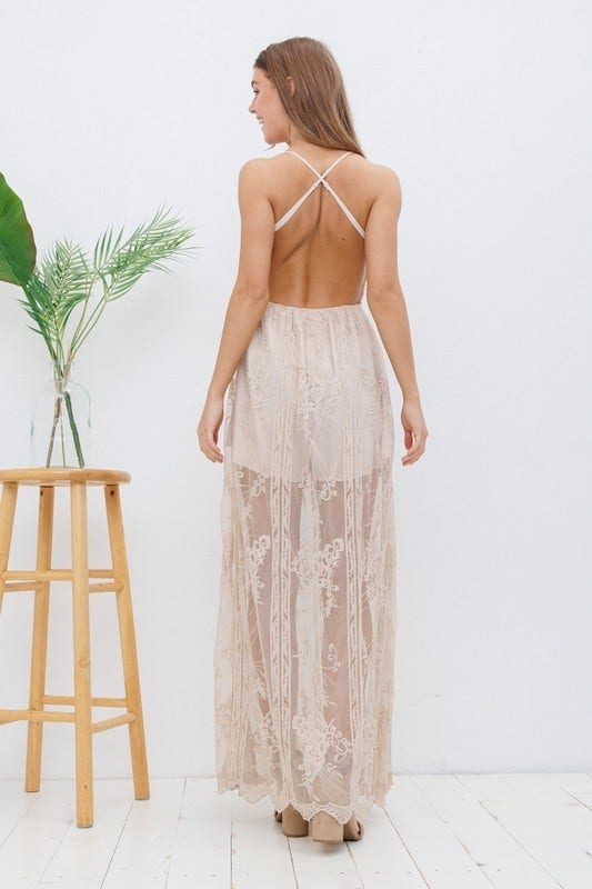 chinese dress ladies Long Dress with A Bralette Effect - 40 main image 0