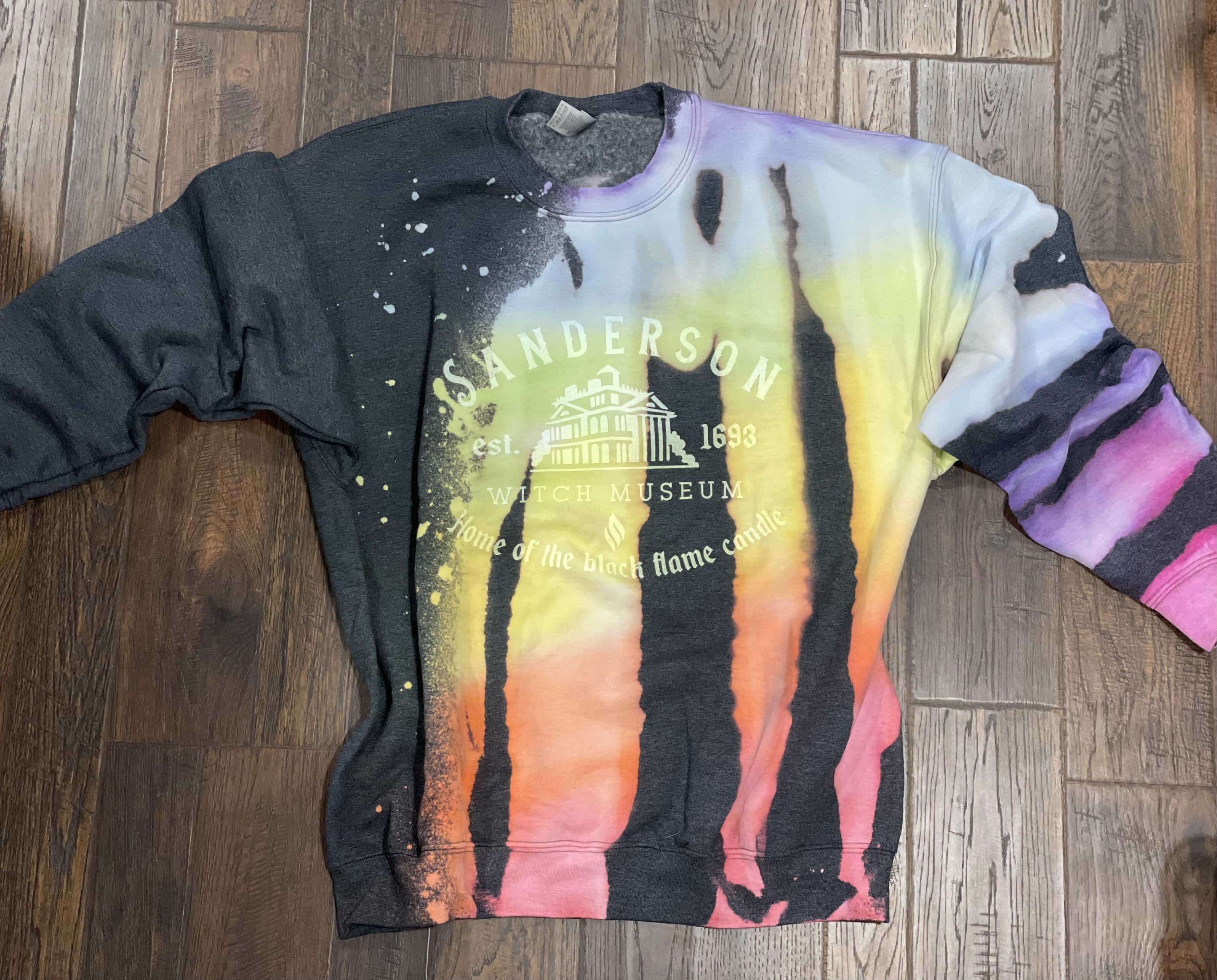 Custom Reverse Tie Dye Hocus Pocus 