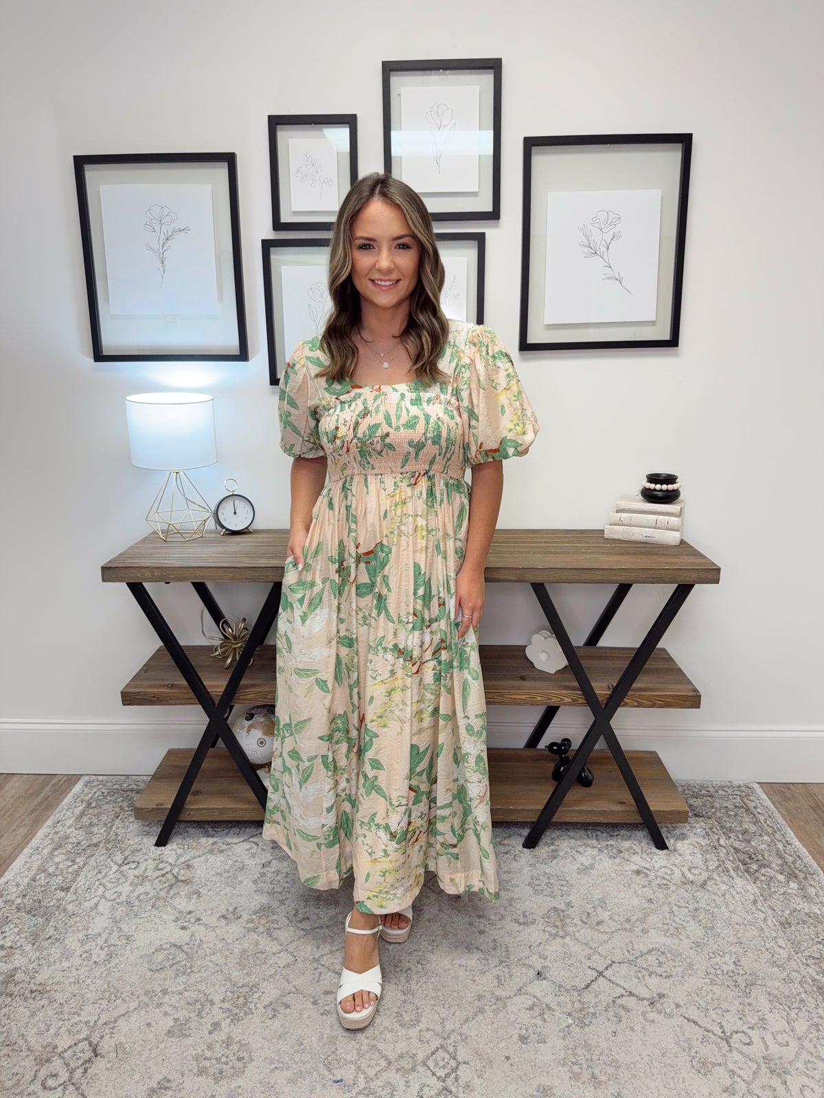 Earthy Bliss Maxi Dress *Final Sale* | Pink Coconut Boutique