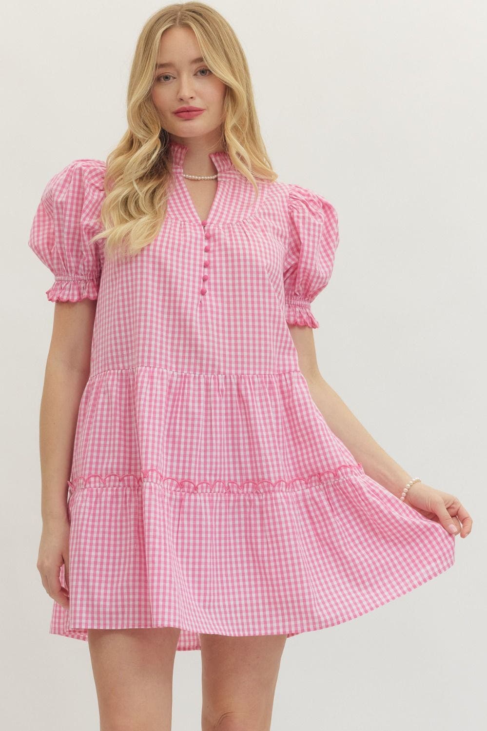 pink coconut boutique dresses Sunny Disposition Dress *Final Sale*