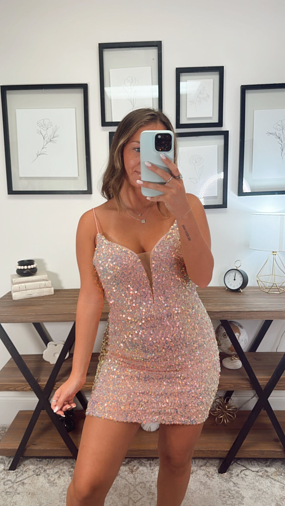 Bella Sequin Short Dress *Final Sale*