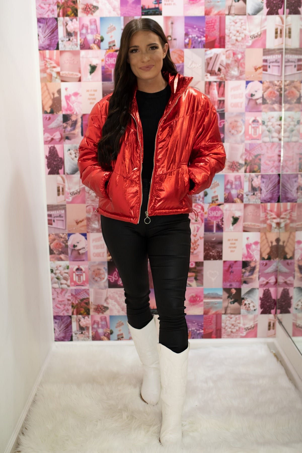Highlight Of My Day Puffy Jacket *Final Sale*