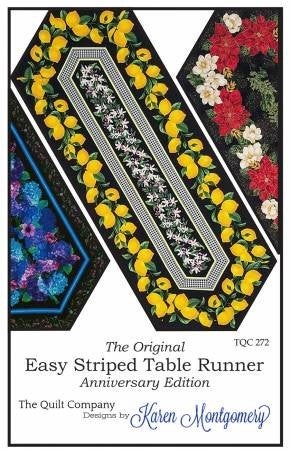 Pattern - Easy Striped Table Runner | Pink Sand Beach Designs