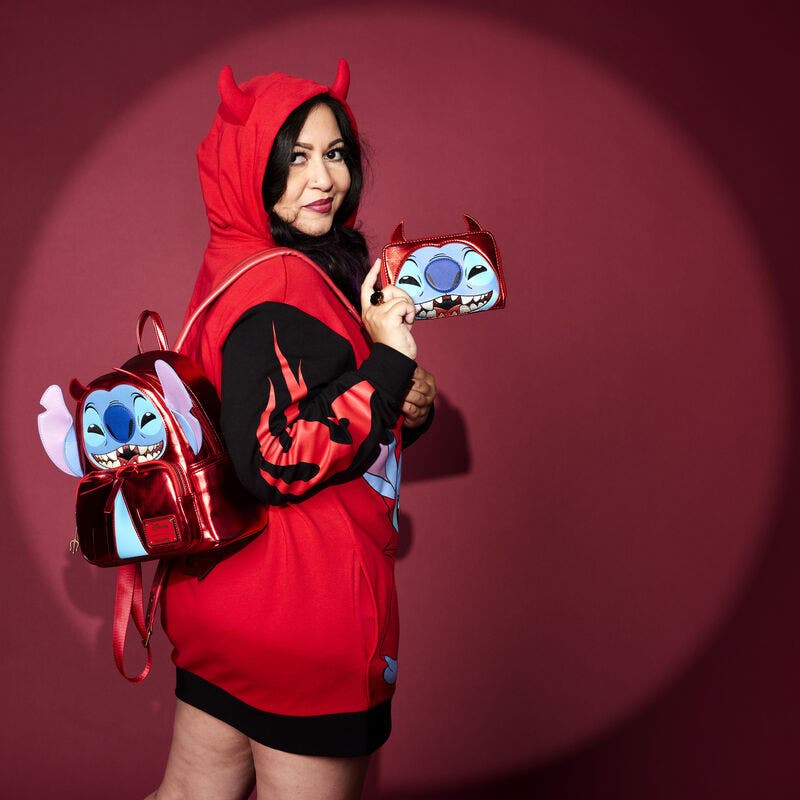 Loungefly Disney Stitch Devil Cosplay Mini Backpack  display picture 3