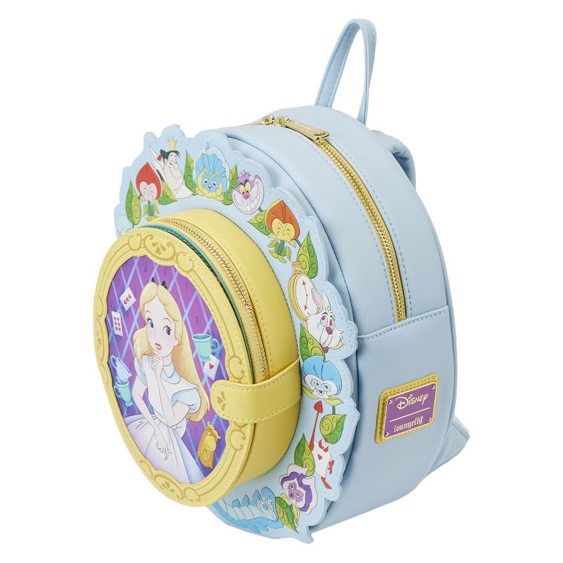 【Lounge Fly】Alice in Wonderland Cameo Mini Backpack Loungefly Disney's Alice in Wonderland Cameo Mini Backpack
