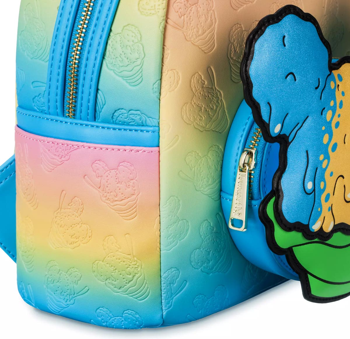NWT Disney Parks Loungefly Mickey Shaved Ice Mini Backpack Disney Parks Loungefly Mickey Mouse Shaved Ice Snow Cone  main image 2