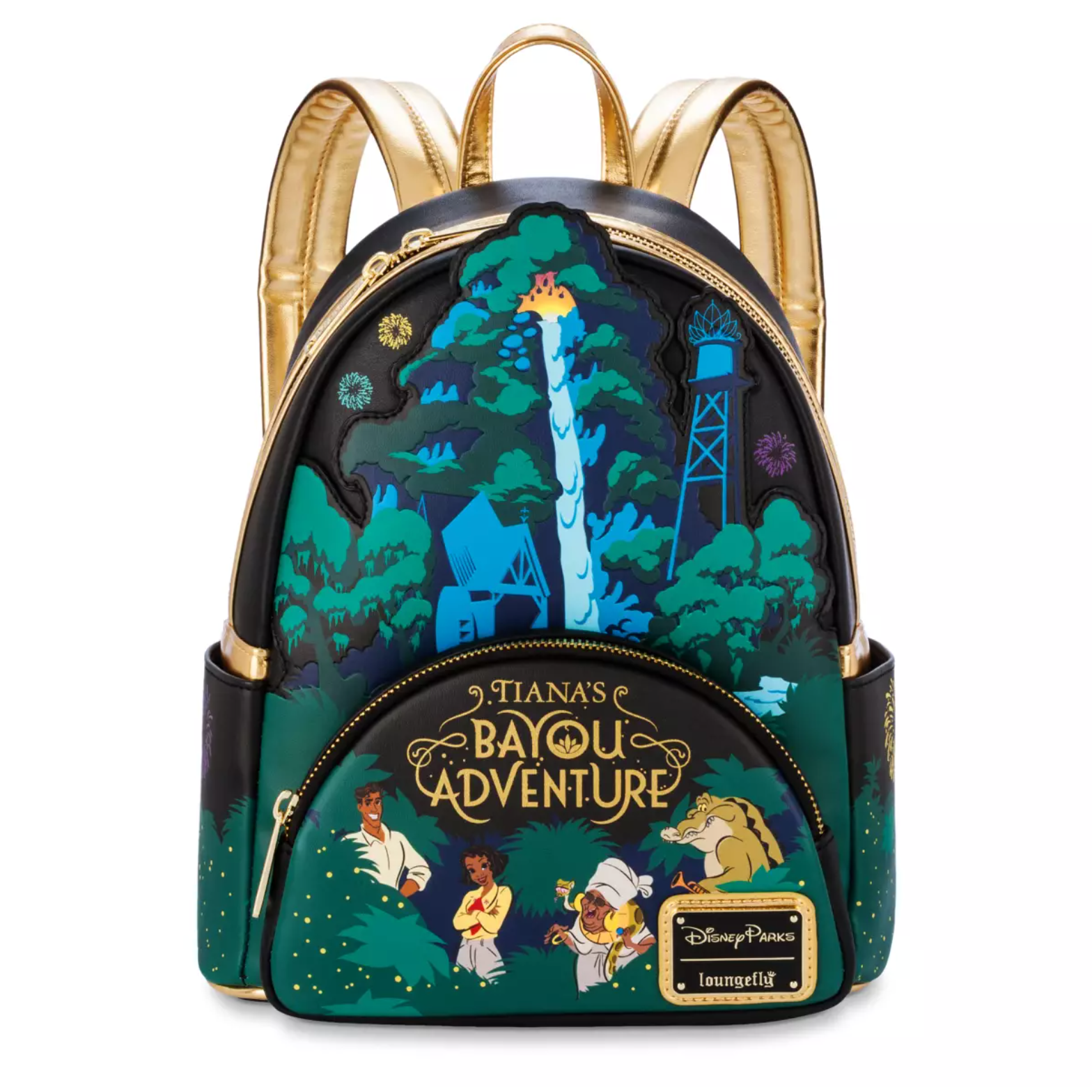 ?PRICE FIRM? Loungefly Disney Princess And The Frog Bayou Light-Up Mini Backpack Newly released from @Loungefly is: - their Exclusive The  main image 2