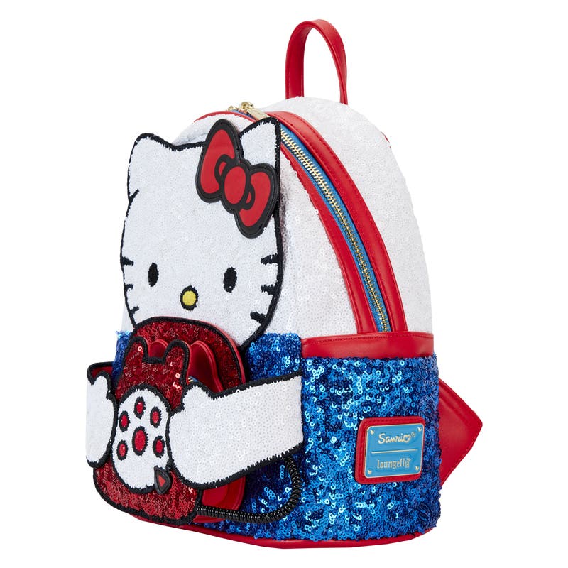 Loungefly Hello Kitty ハンドバッグ(レア商品) Loungefly Sanrio Hello Kitty Tattoo Allover Print Womens