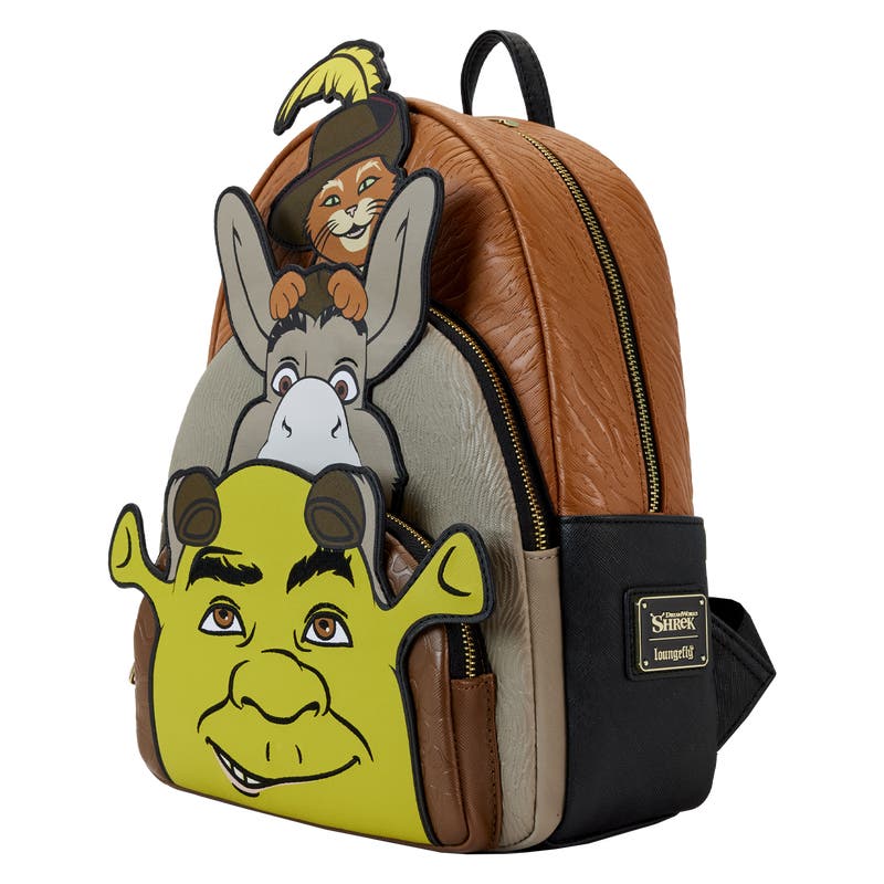 Loungefly Shrek, Donkey, & Puss in Boots Trio Exclusive  display picture 3